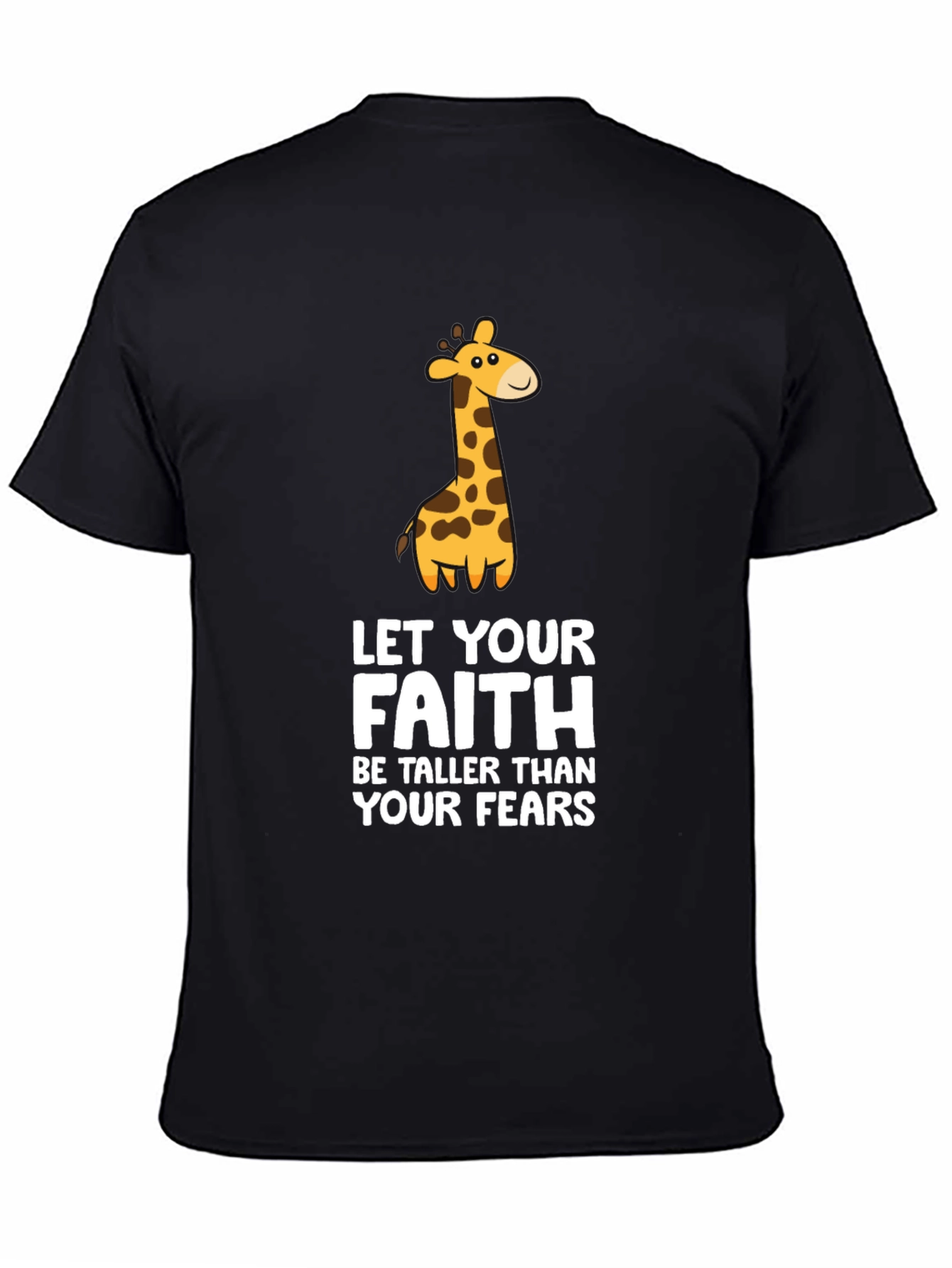 Faith Over Fear Giraffe Graphic Tee