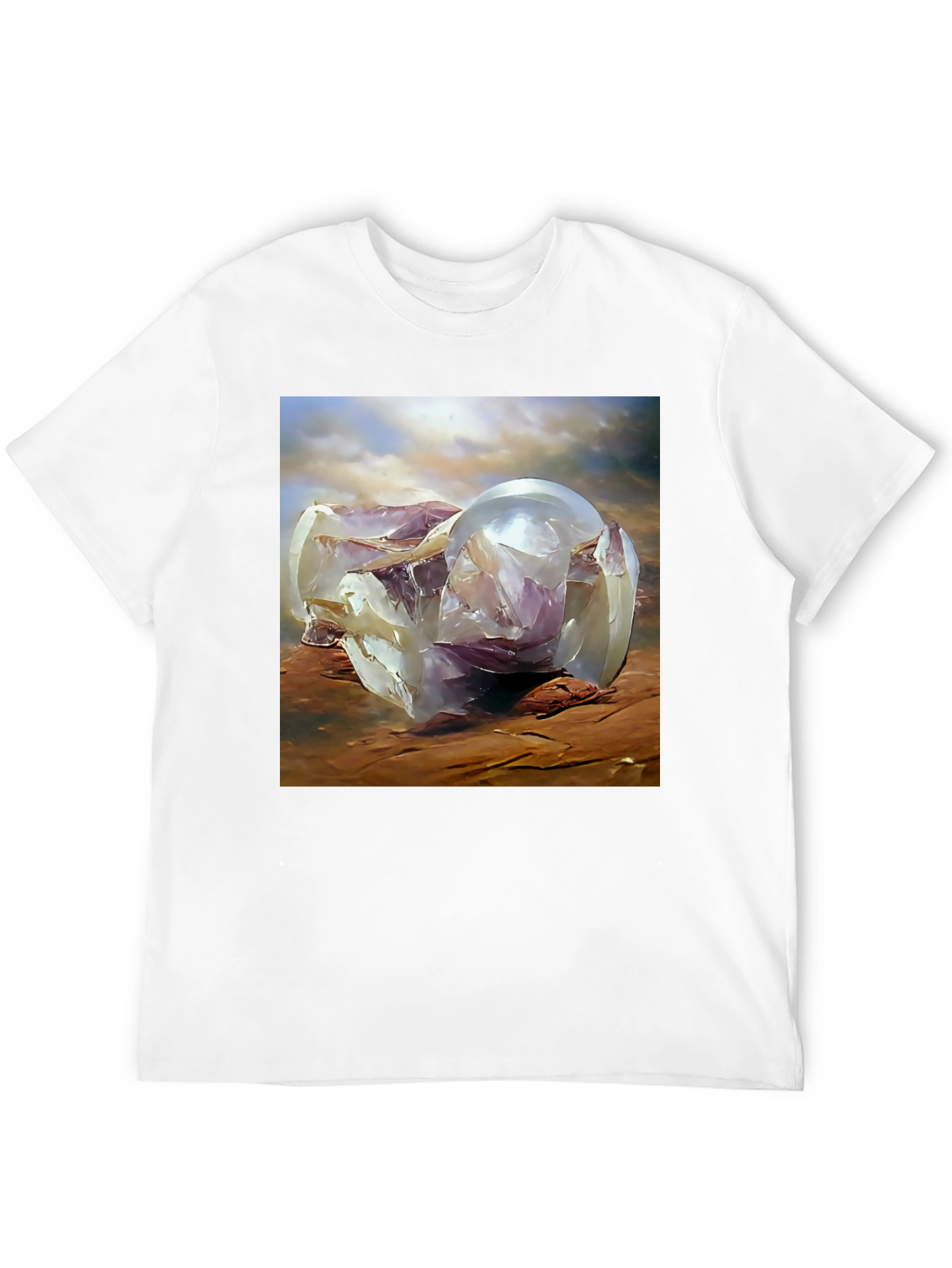 Abstract Sphere Graphic Tee - Modern Art T-Shirt