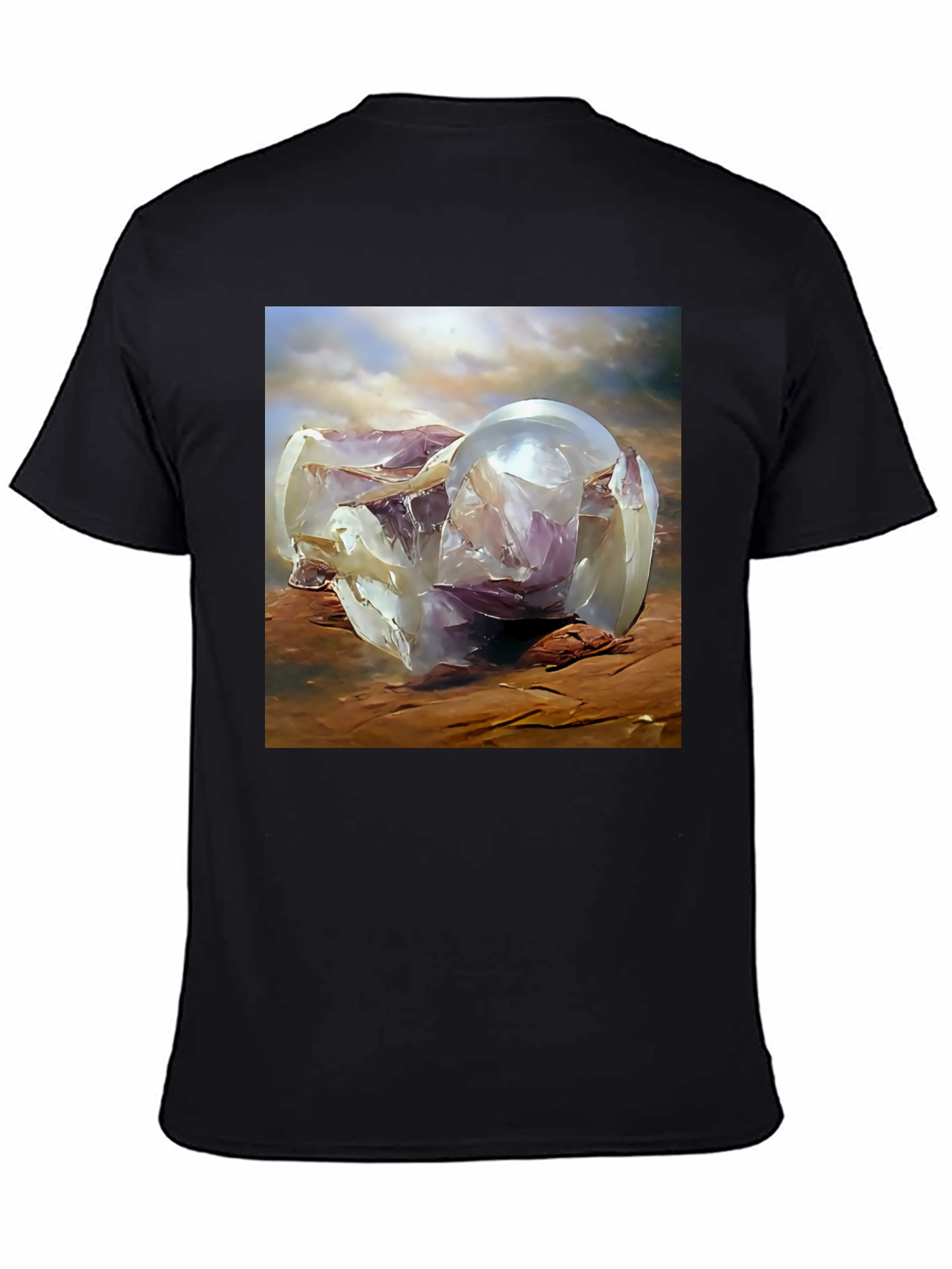Abstract Sphere Graphic Tee - Modern Art T-Shirt