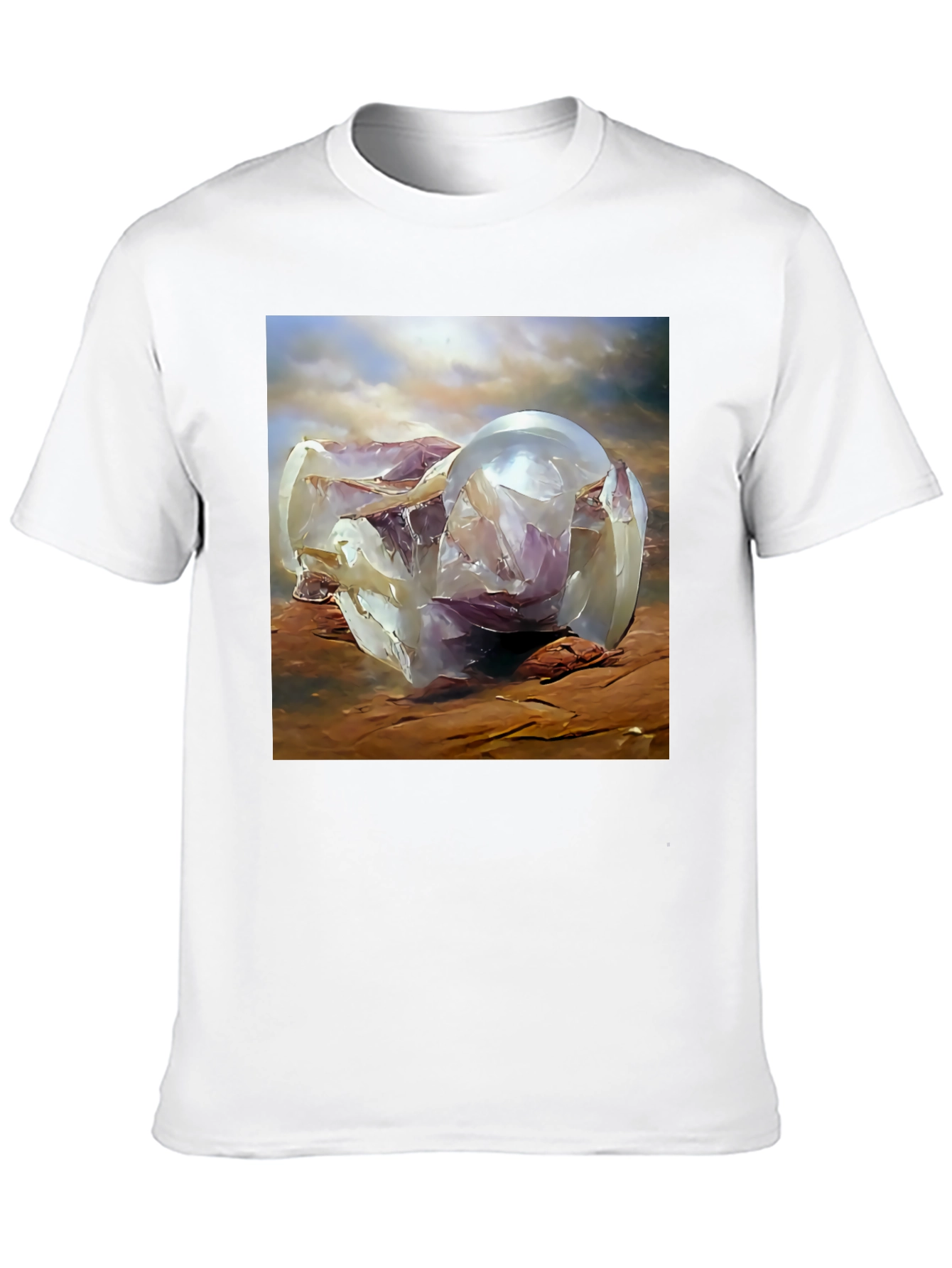 Abstract Sphere Graphic Tee - Modern Art T-Shirt