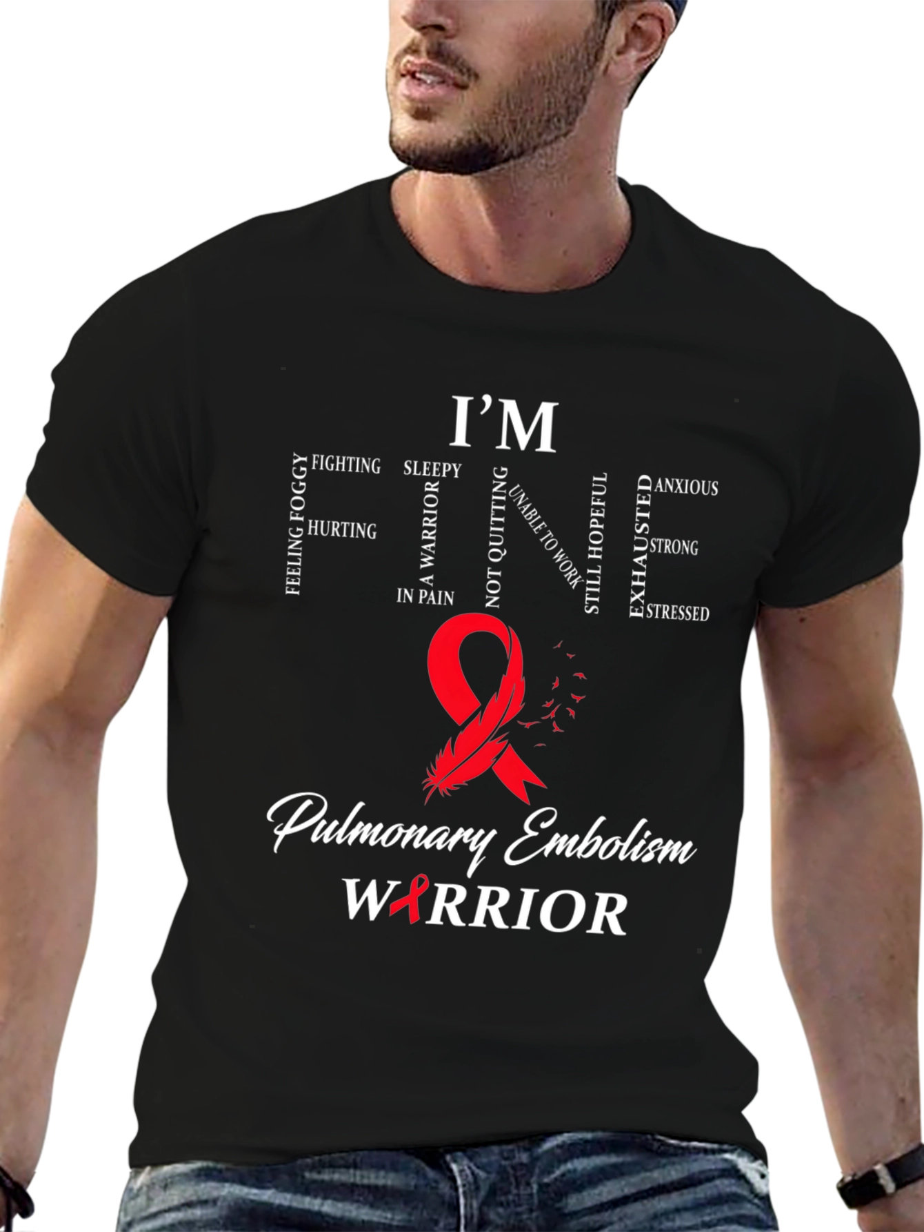 Pulmonary Embolism Warrior Awareness T-Shirt