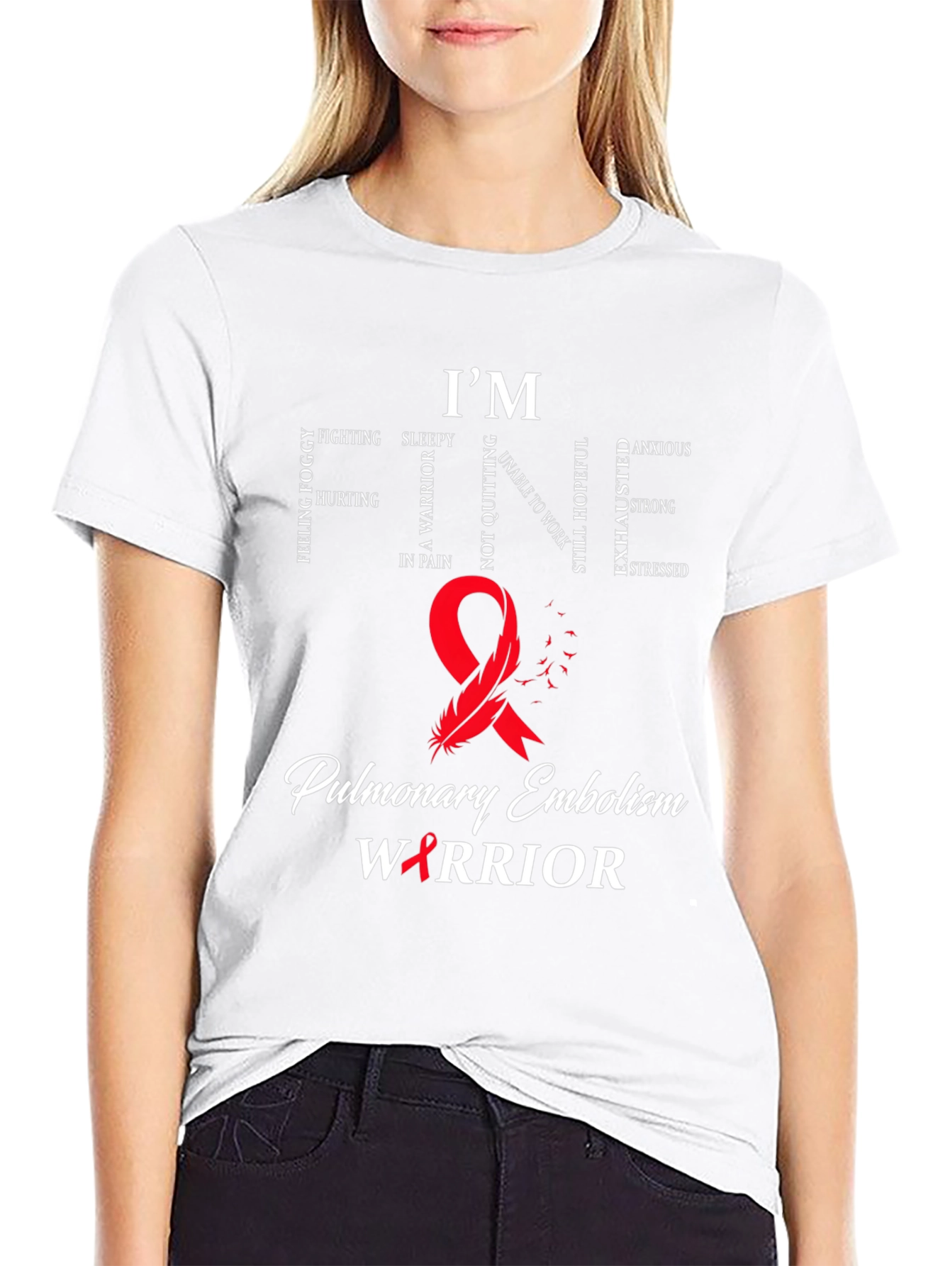Pulmonary Embolism Warrior Awareness T-Shirt
