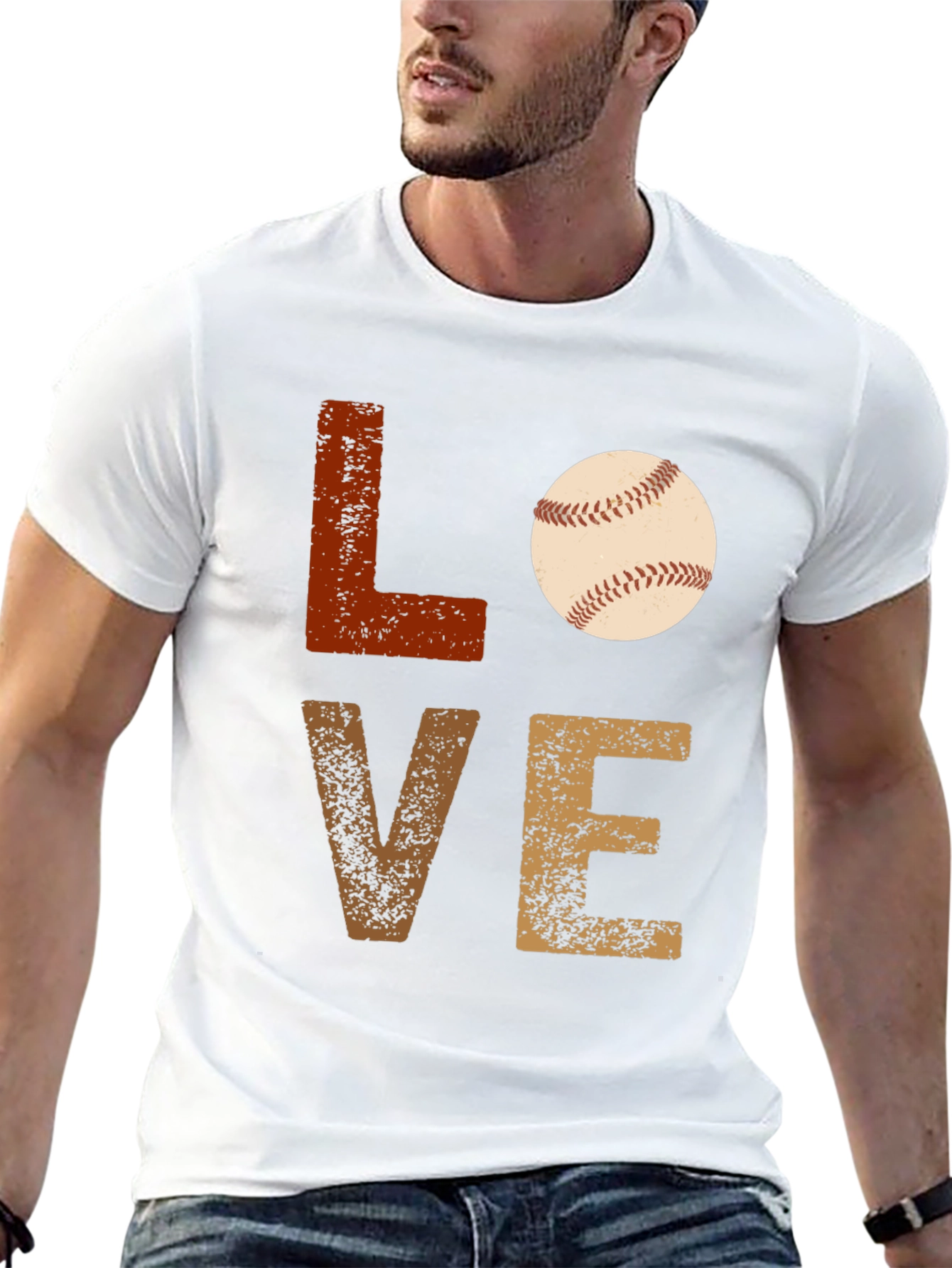 Baseball Love Graphic Tee - Sporty Casual Style