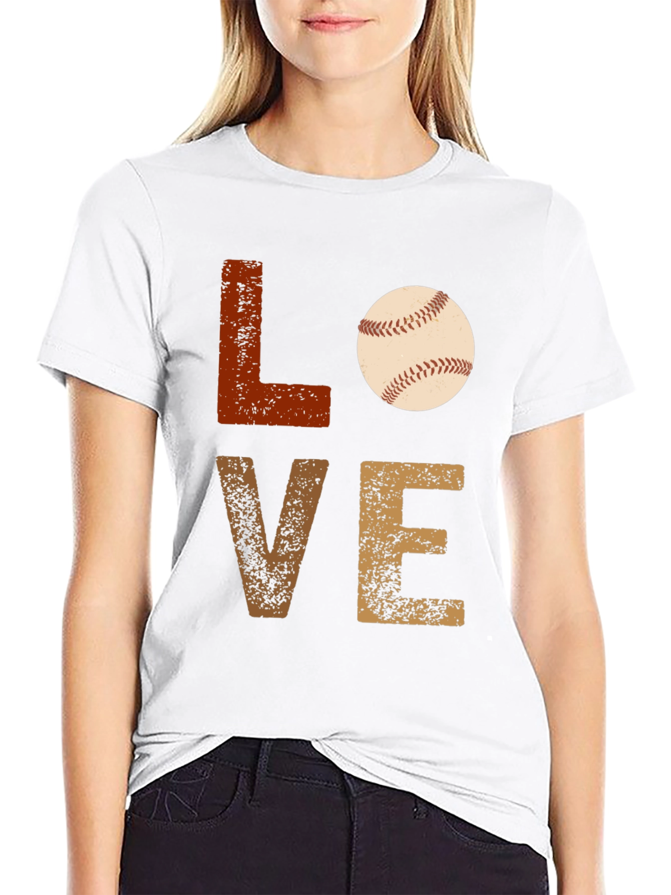 Baseball Love Graphic Tee - Sporty Casual Style