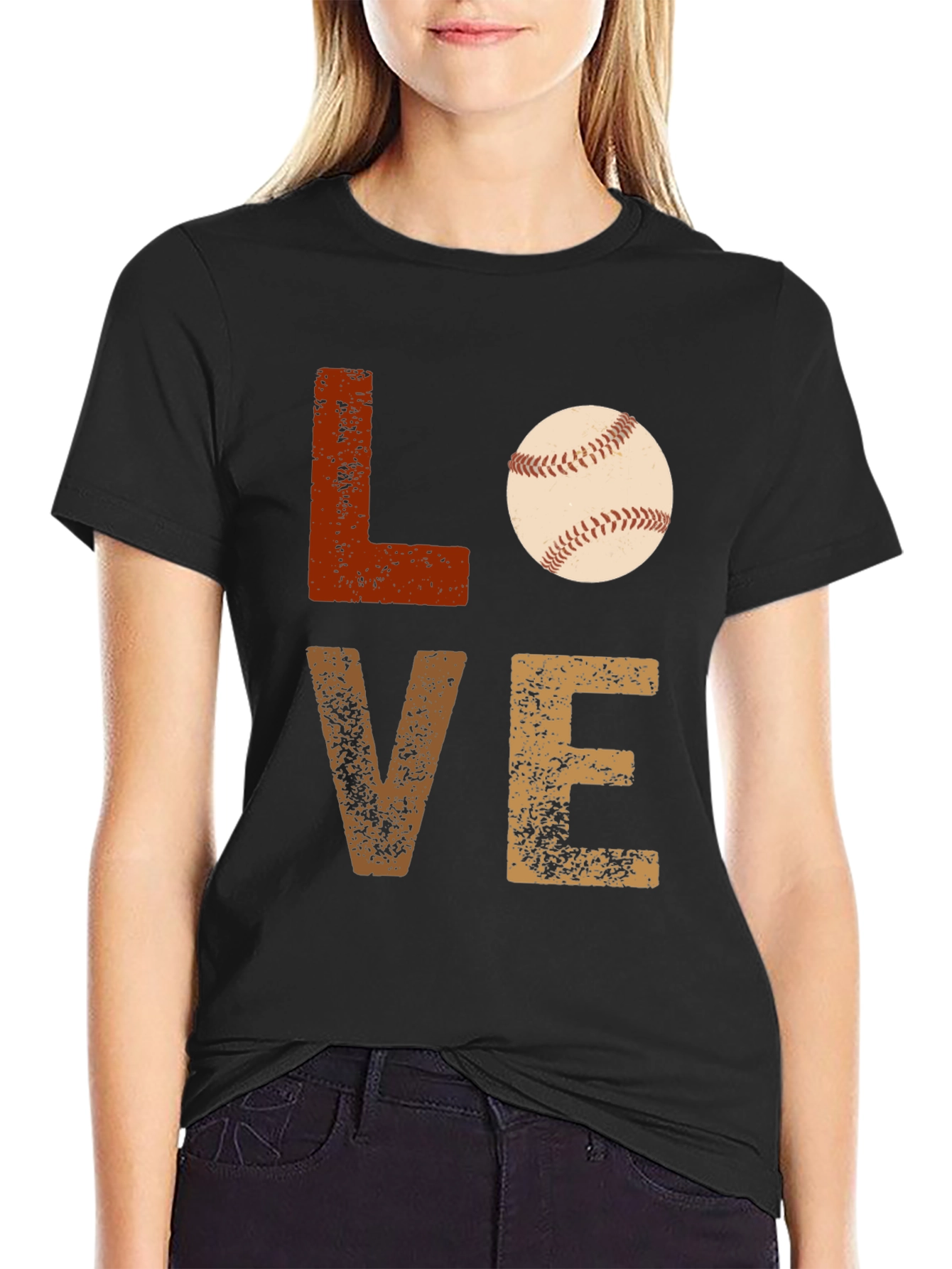 Baseball Love Graphic Tee - Sporty Casual Style