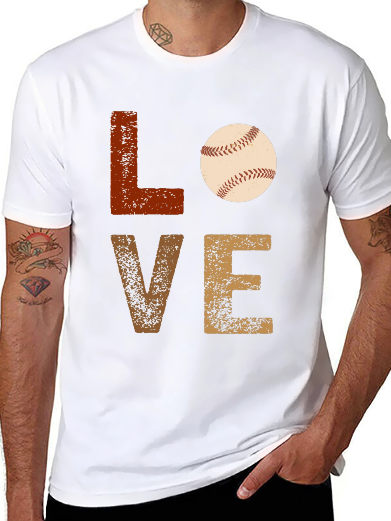 Baseball Love Graphic Tee - Sporty Casual Style