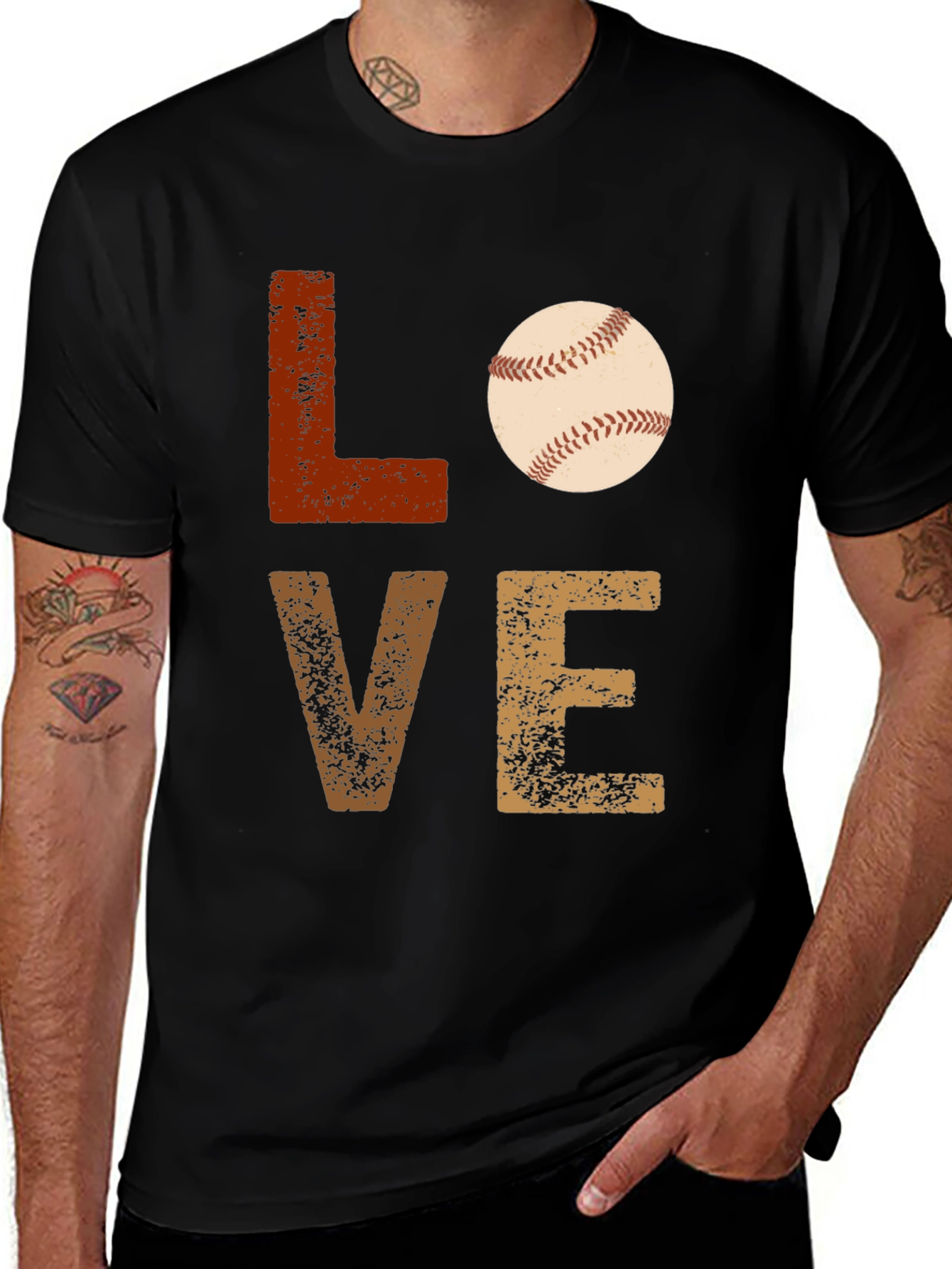 Baseball Love Graphic Tee - Sporty Casual Style