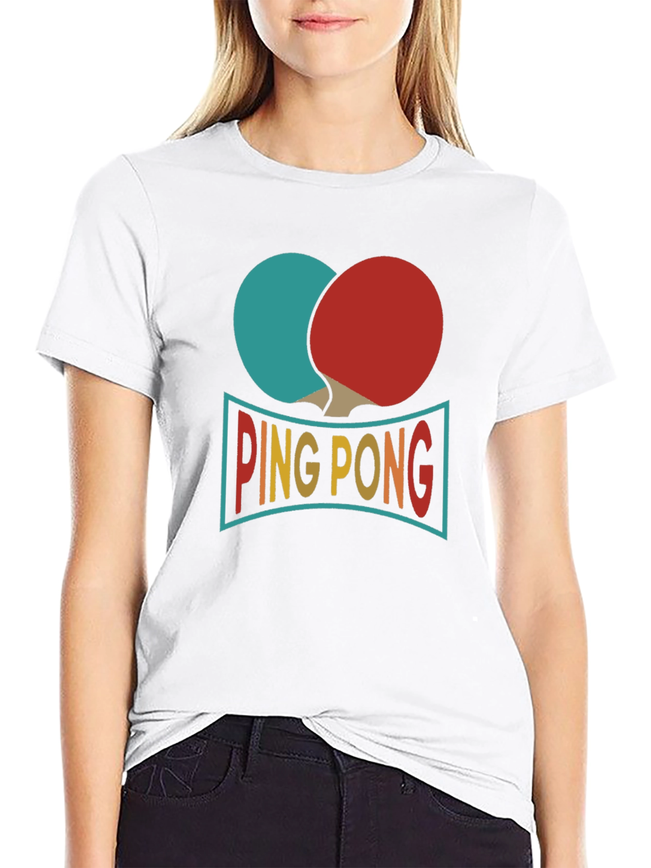 Ping Pong T-Shirt - Retro Style