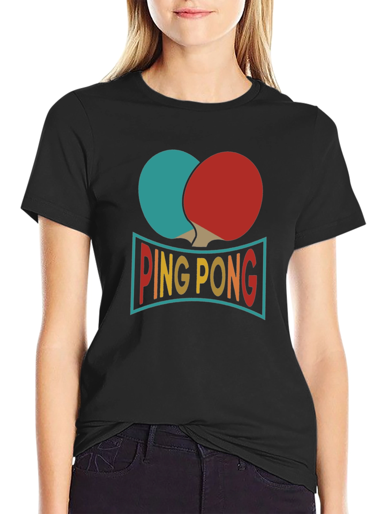 Ping Pong T-Shirt - Retro Style