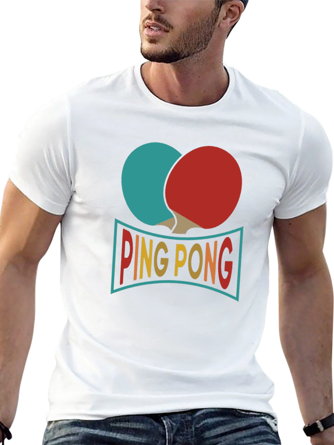 Ping Pong T-Shirt - Retro Style
