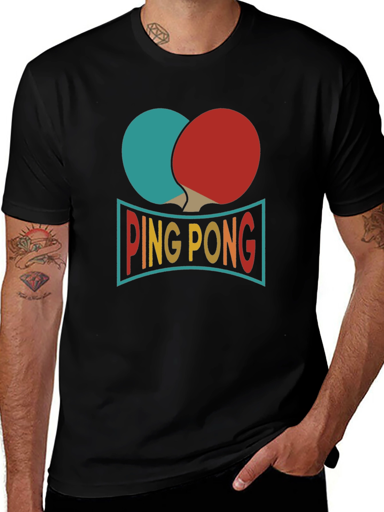 Ping Pong T-Shirt - Retro Style