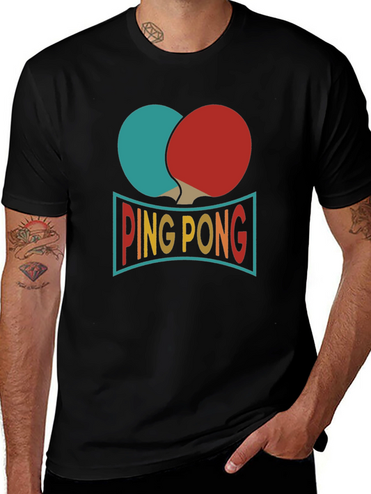 Ping Pong T-Shirt - Retro Style