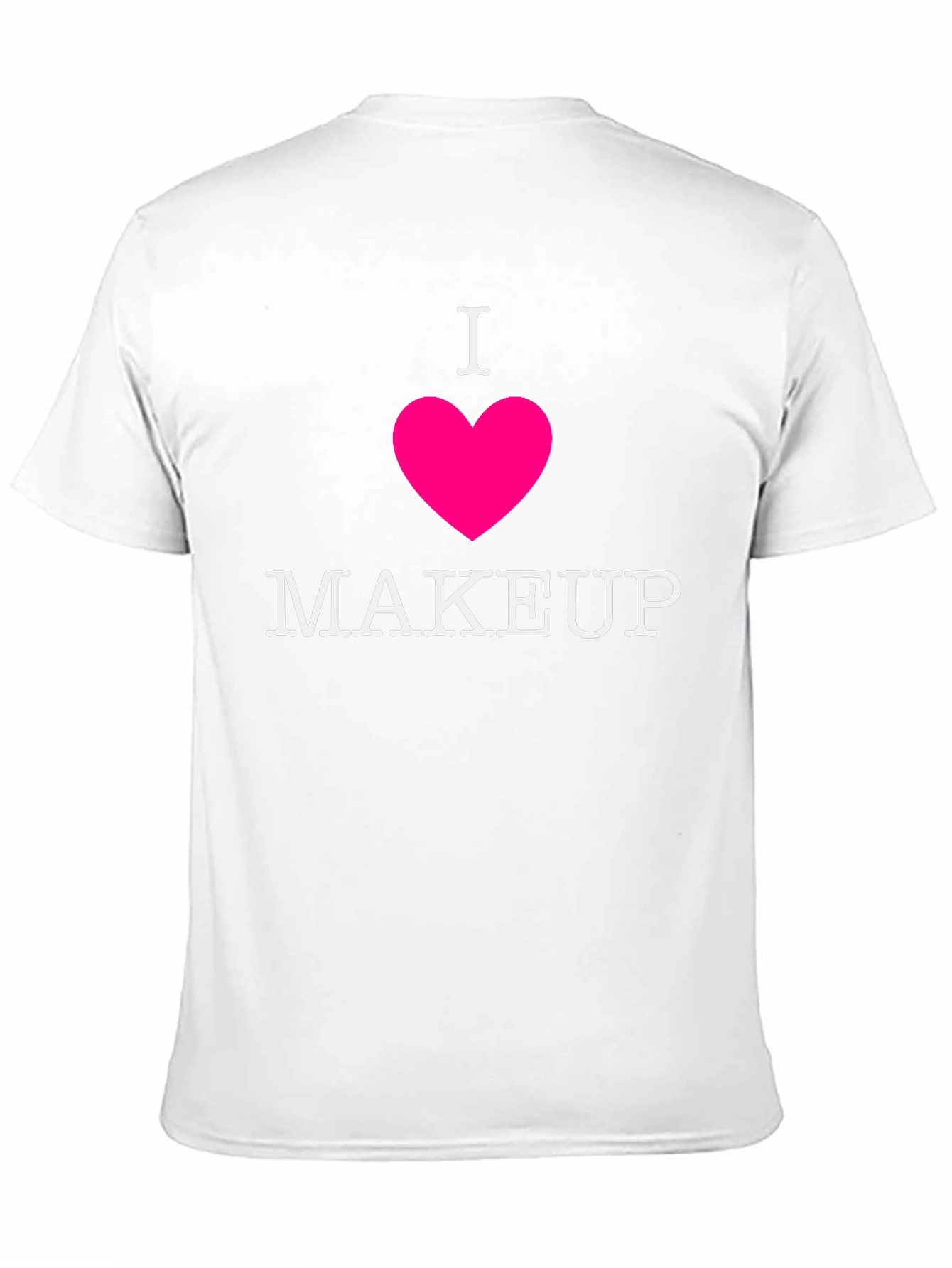 I Heart Makeup Graphic Tee - Black
