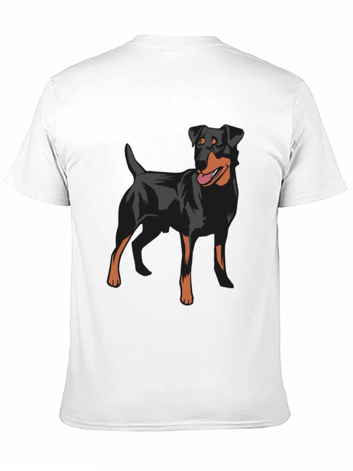 Dog Lovers Black T-Shirt - Jagdterrier Graphic Tee