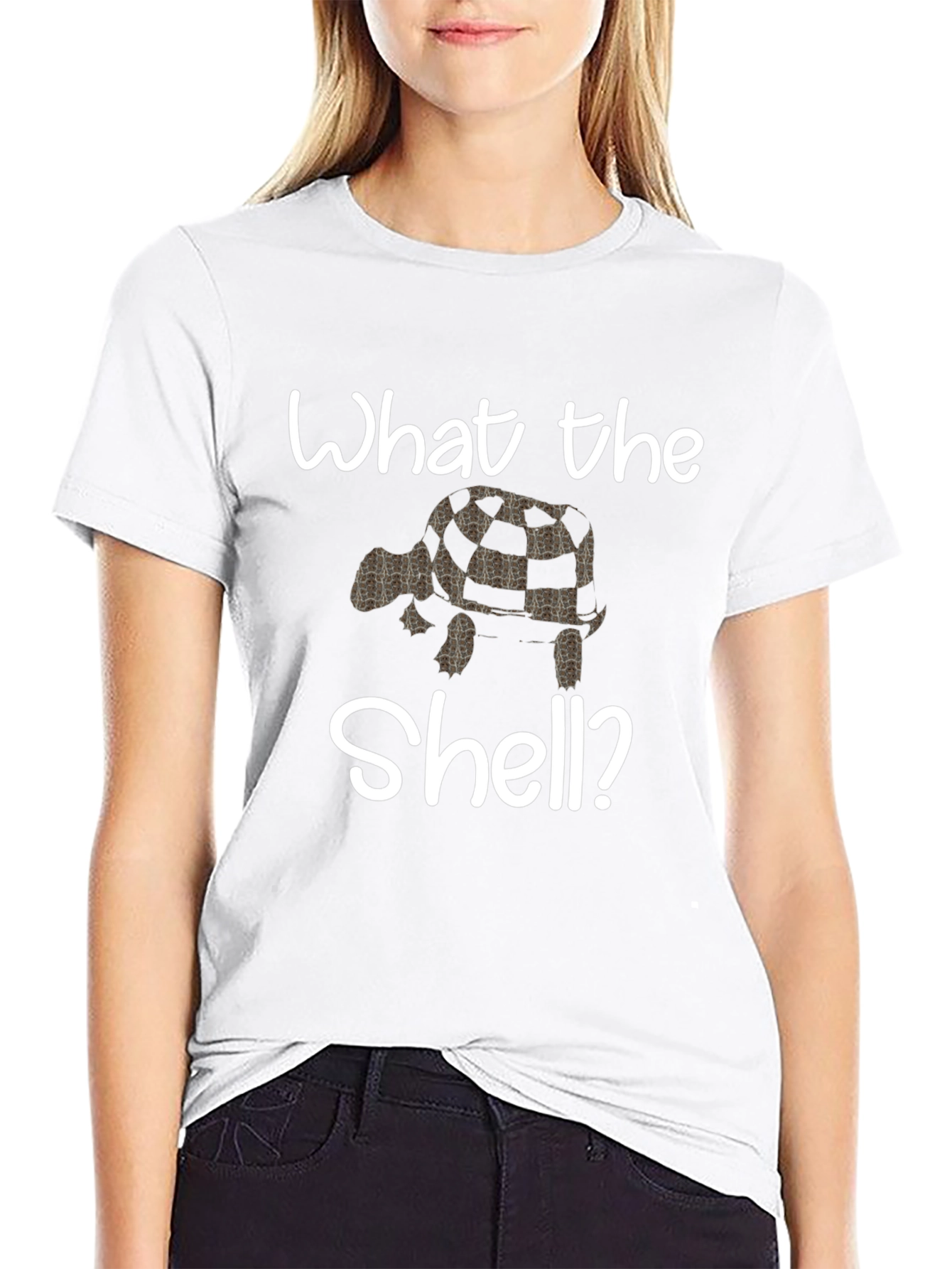 What the Shell? Turtle Graphic Tee - Black