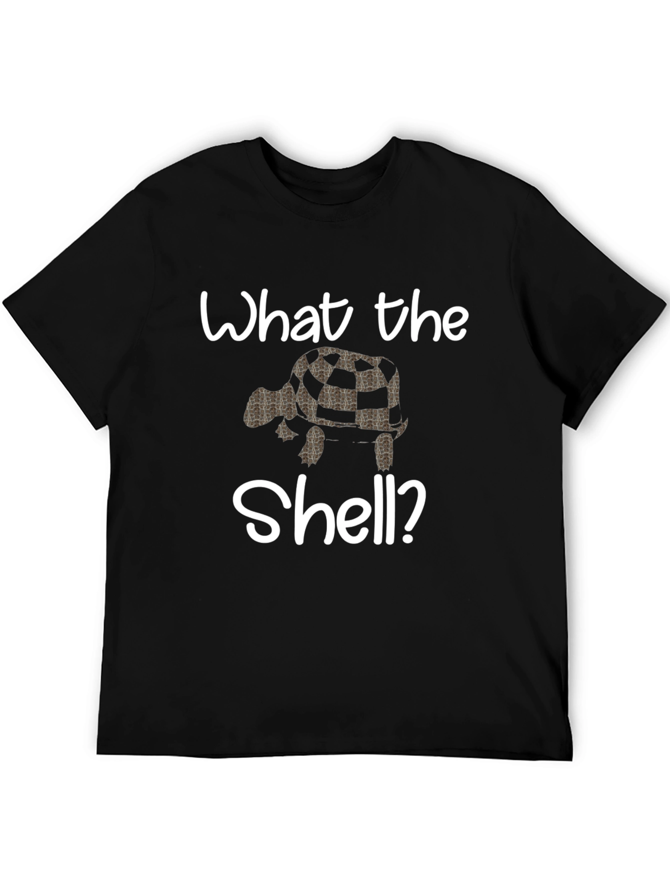 What the Shell? Turtle Graphic Tee - Black