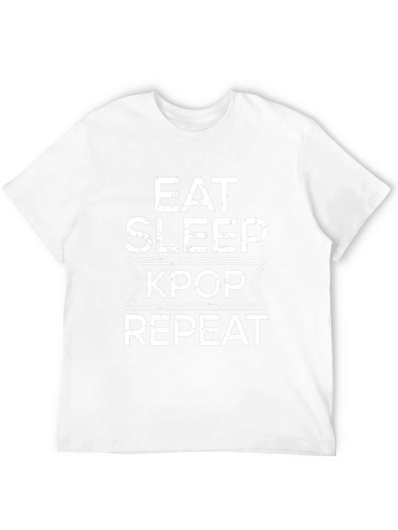 Eat Sleep Kpop Repeat Black T-Shirt
