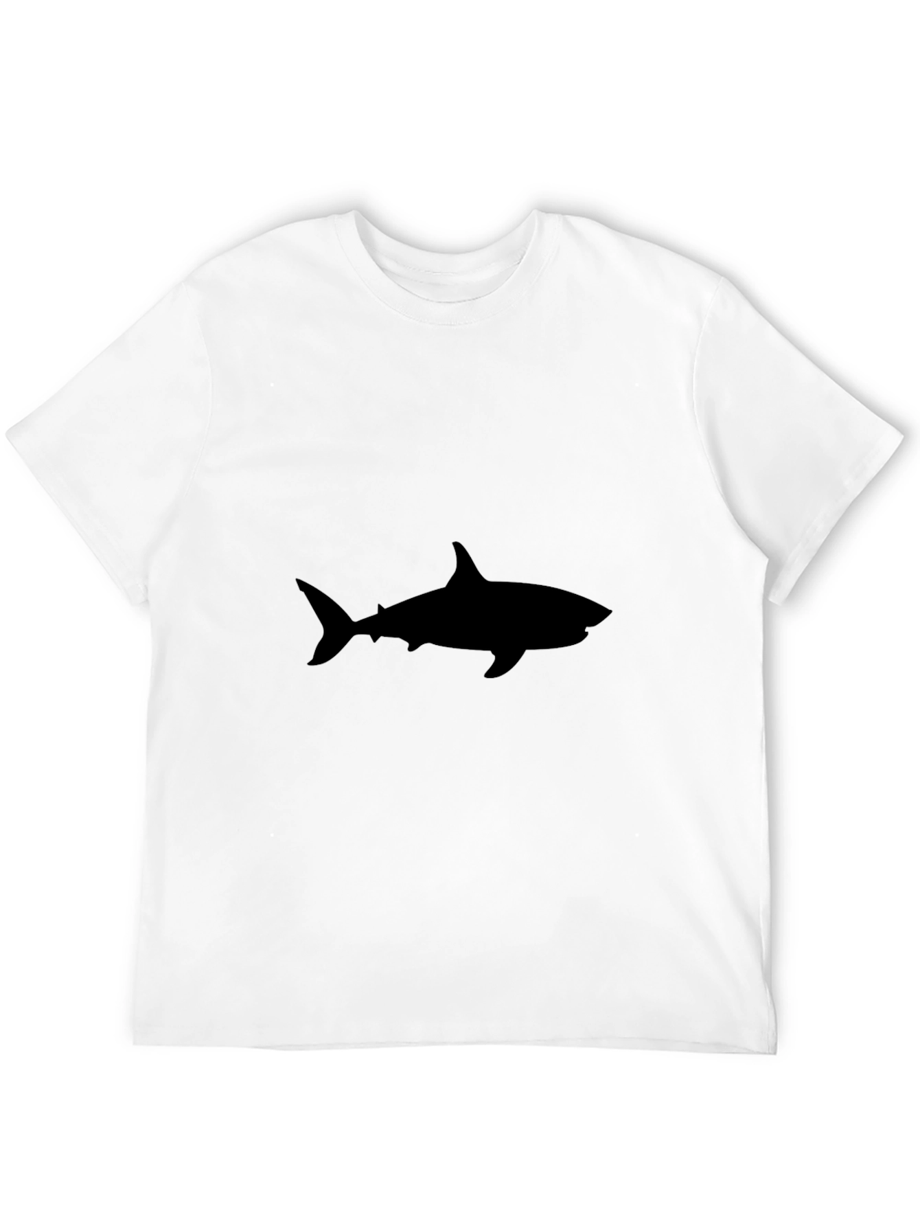 Black Shark Graphic Tee - Casual Style
