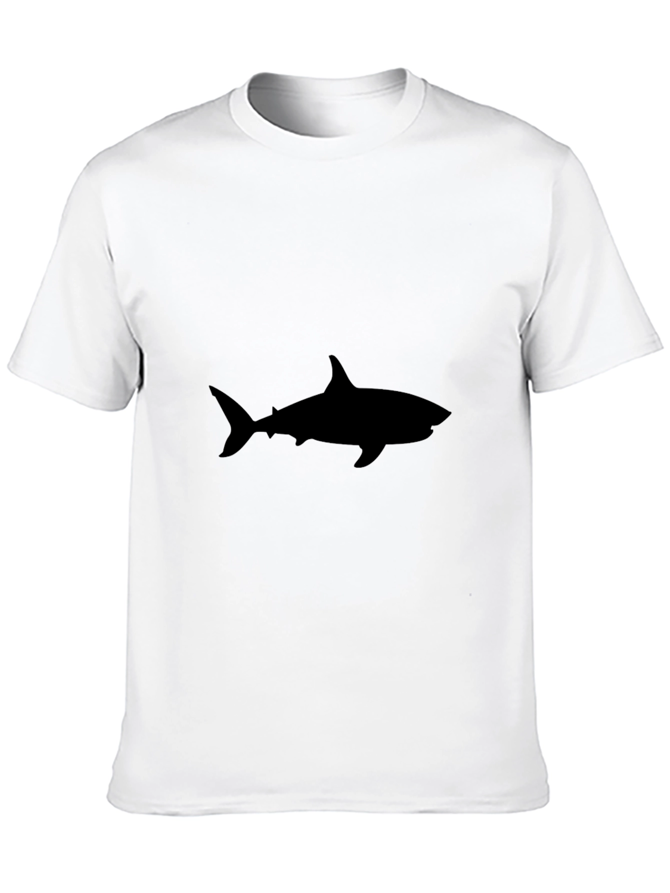 Black Shark Graphic Tee - Casual Style