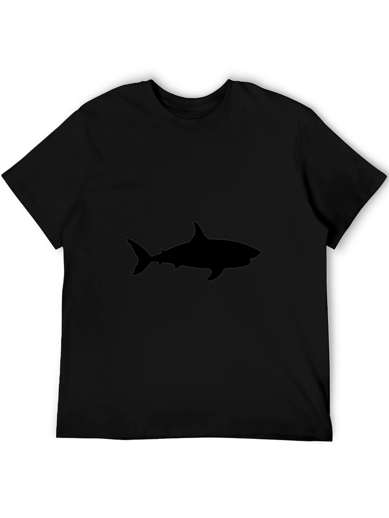 Black Shark Graphic Tee - Casual Style