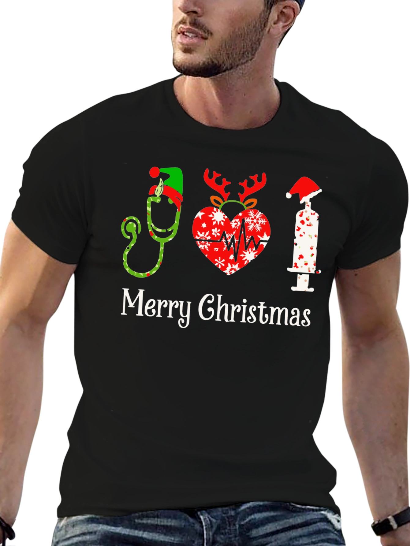 Medical Christmas T-Shirt - Holiday Health Professional Tee