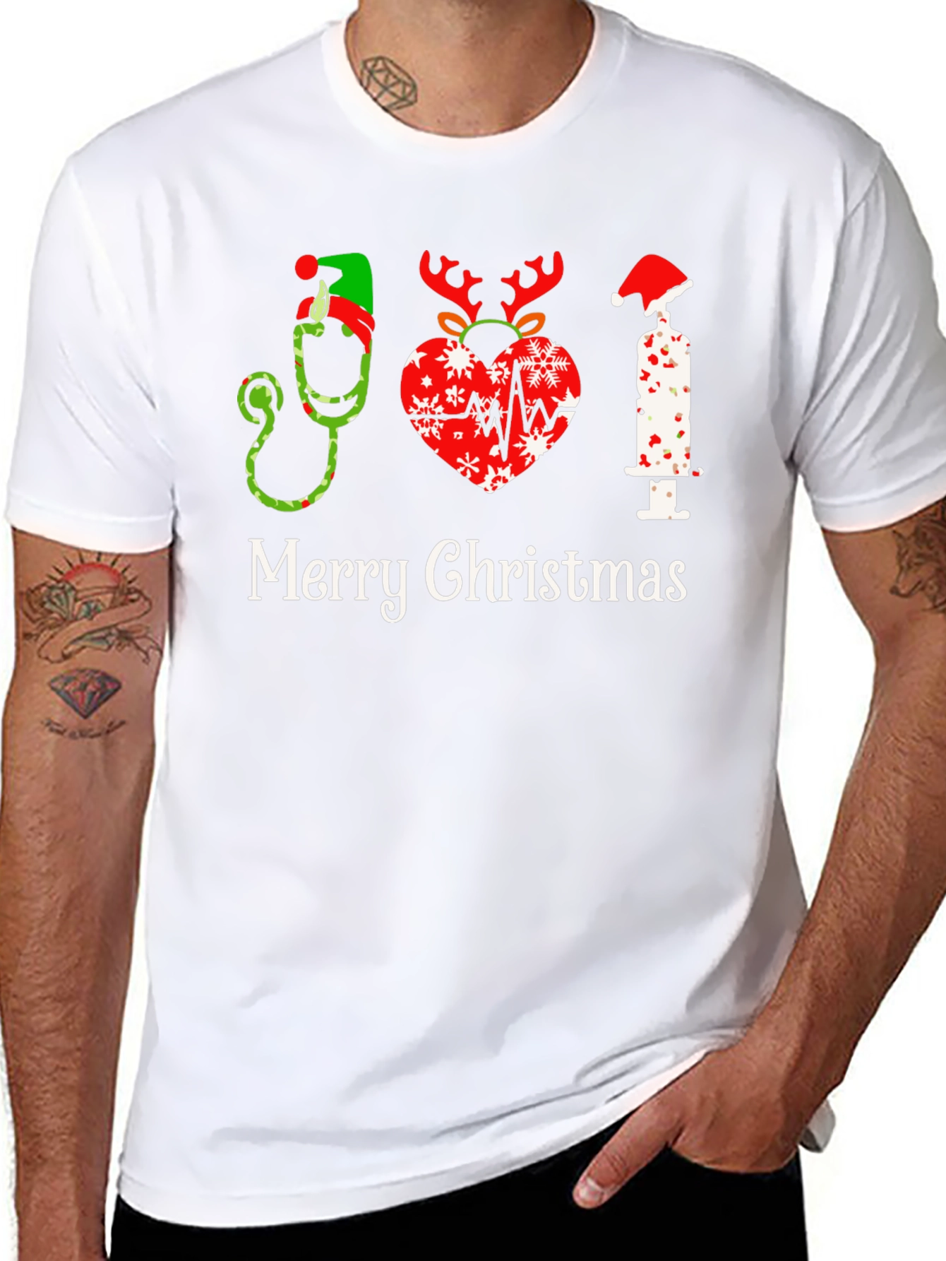 Medical Christmas T-Shirt - Holiday Health Professional Tee