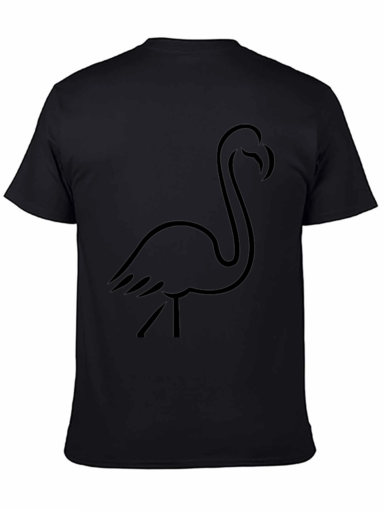 Black Flamingo Graphic Tee - Mens