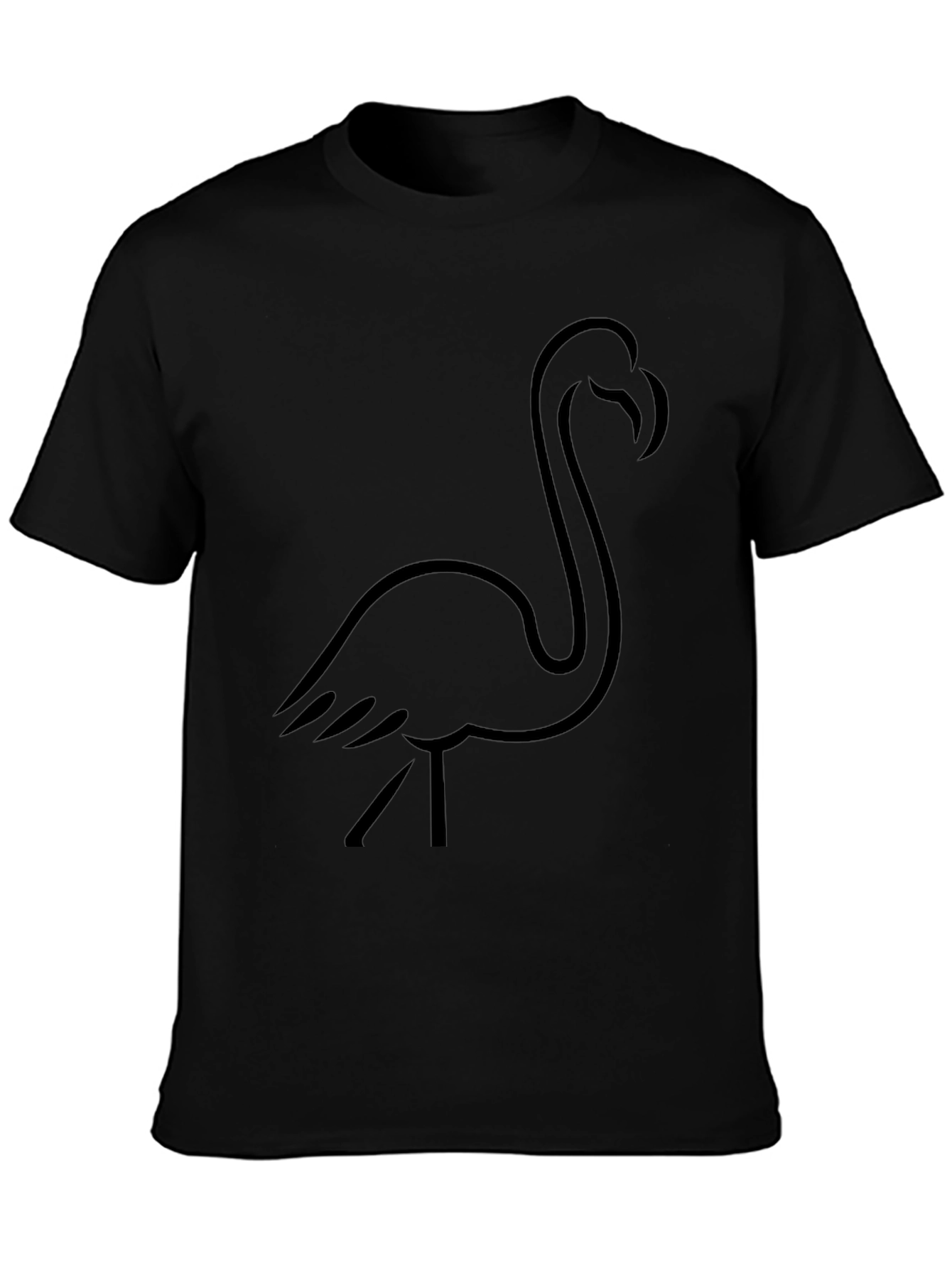 Black Flamingo Graphic Tee - Mens