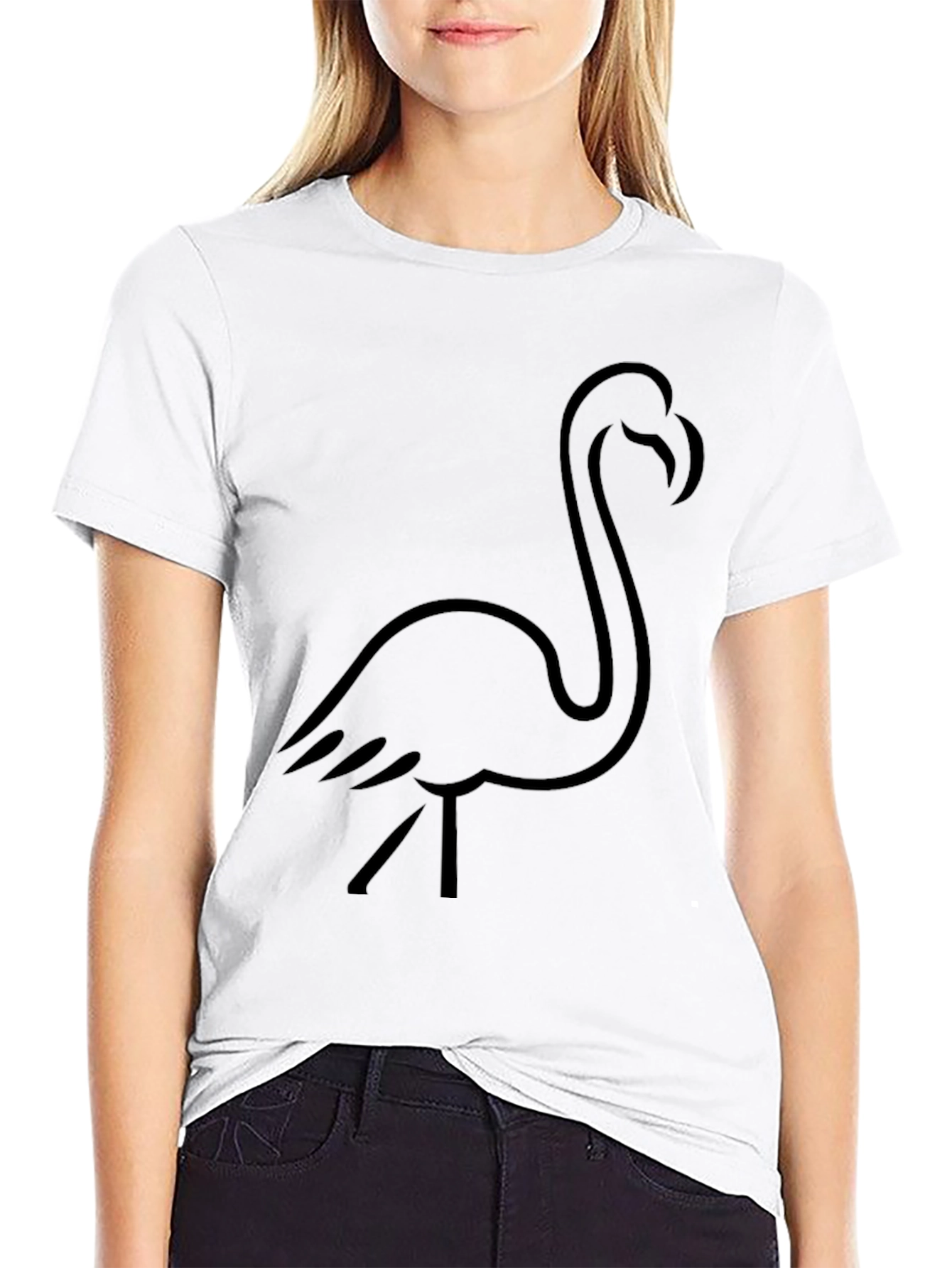 Black Flamingo Graphic Tee - Mens