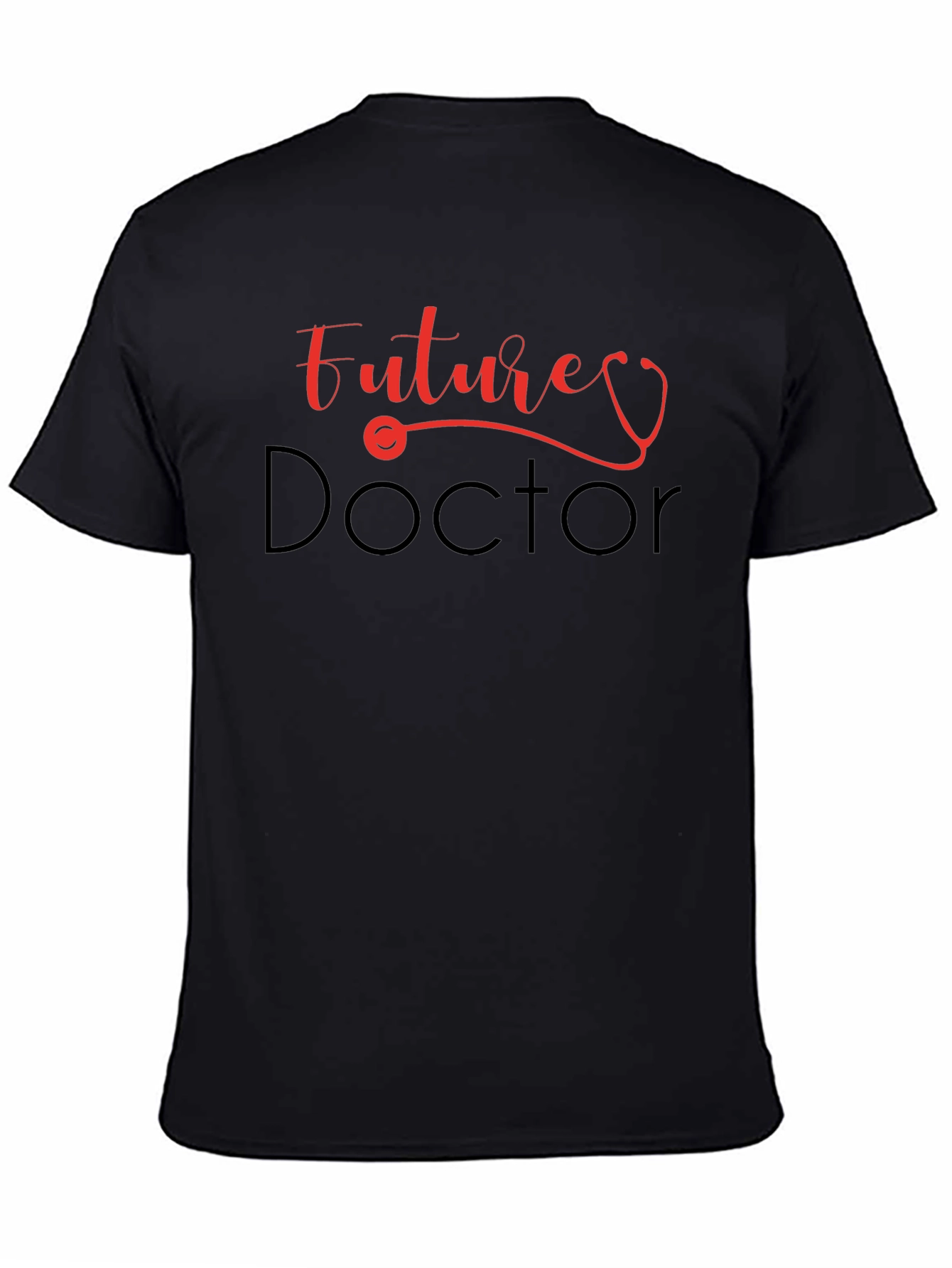 Future Doctor Graphic Tee - Black
