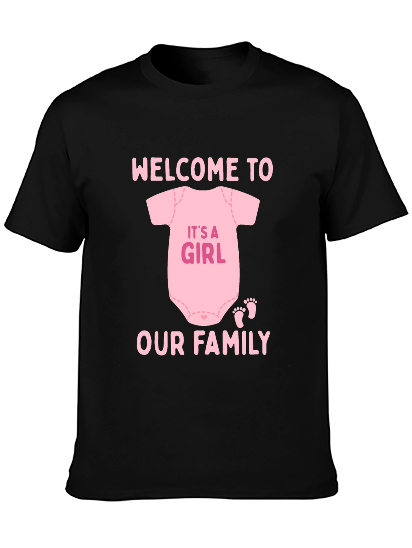Welcome to Our Family Baby Girl T-Shirt