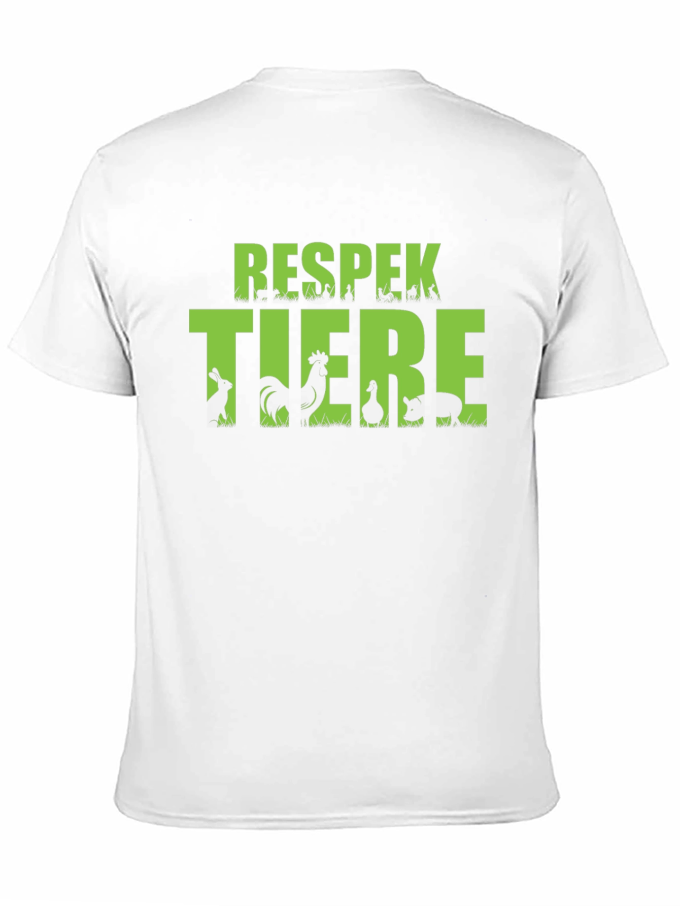 Respek Tiere Black T-Shirt - Animal Respect Tee
