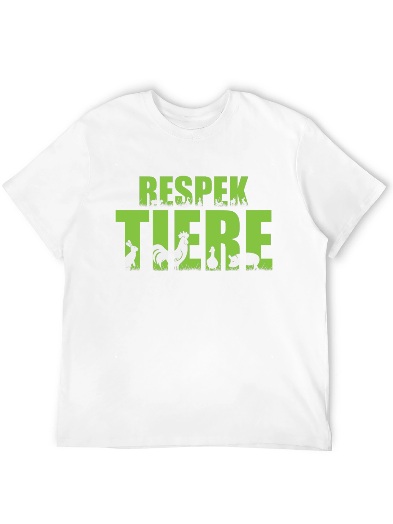 Respek Tiere Black T-Shirt - Animal Respect Tee