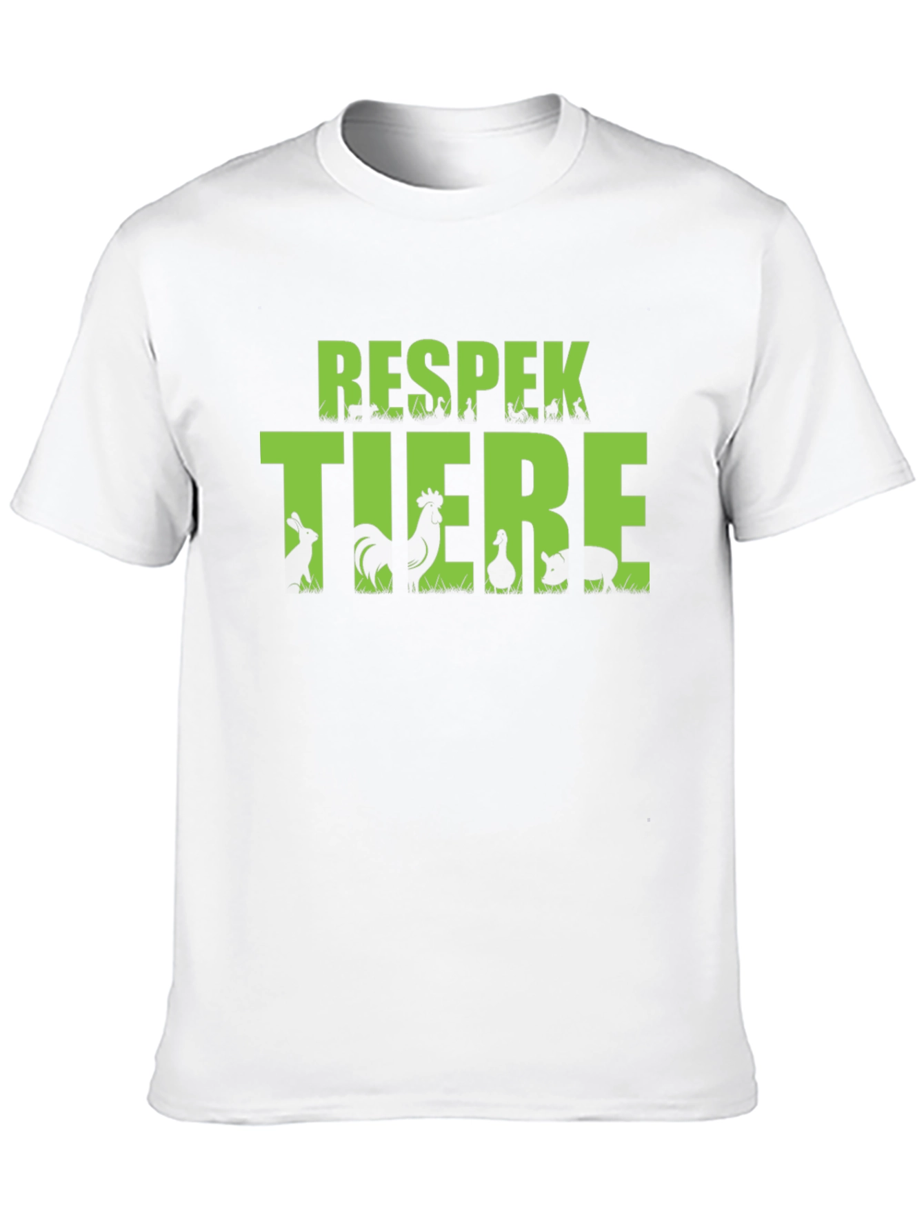 Respek Tiere Black T-Shirt - Animal Respect Tee