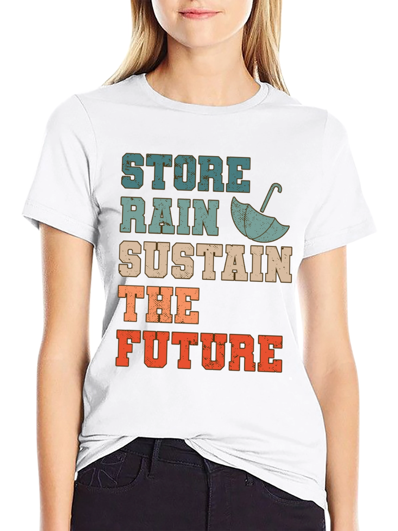 Store Rain Sustain The Future Graphic Tee