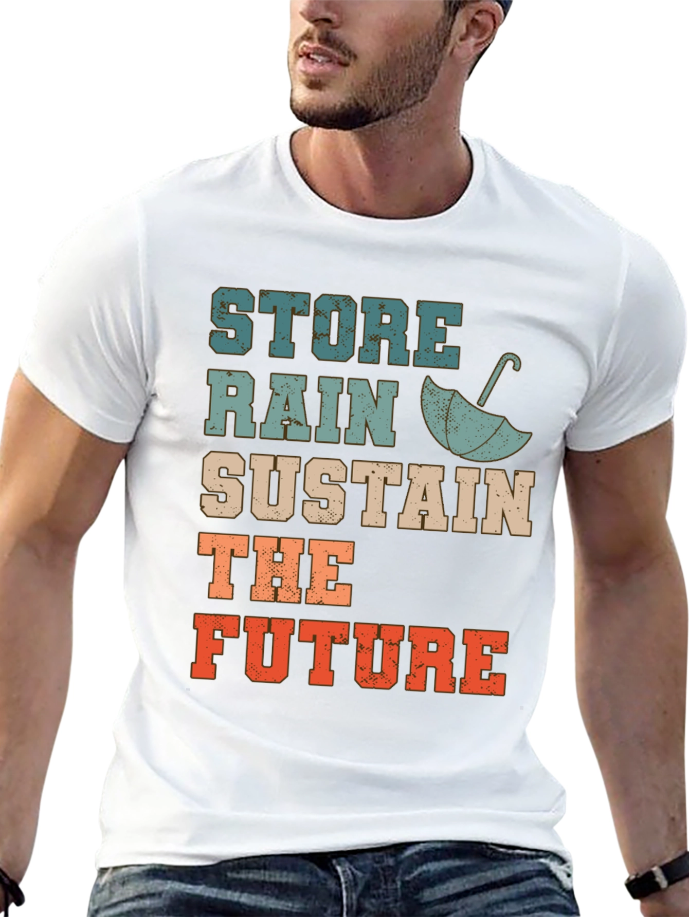Store Rain Sustain The Future Graphic Tee