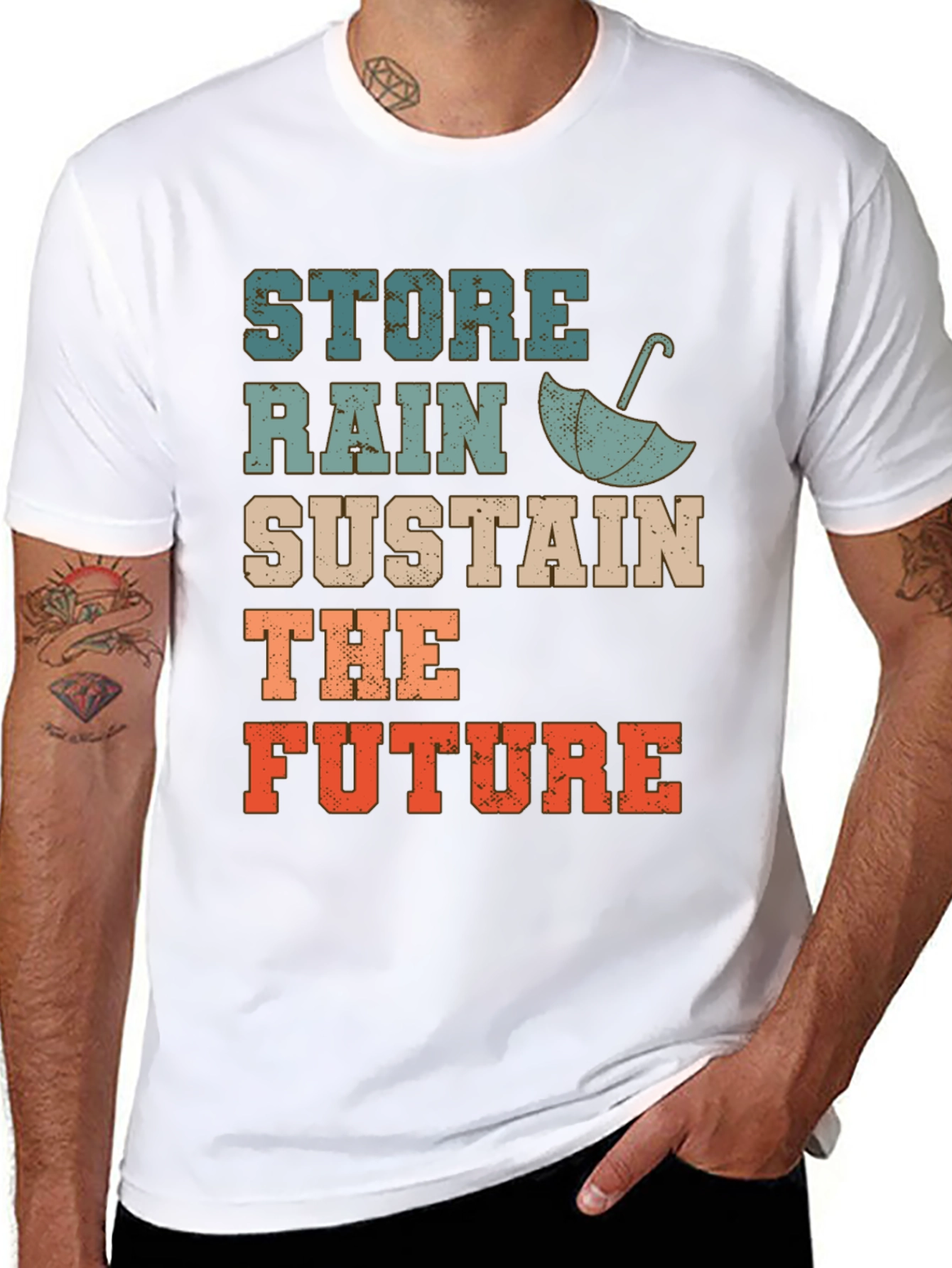 Store Rain Sustain The Future Graphic Tee
