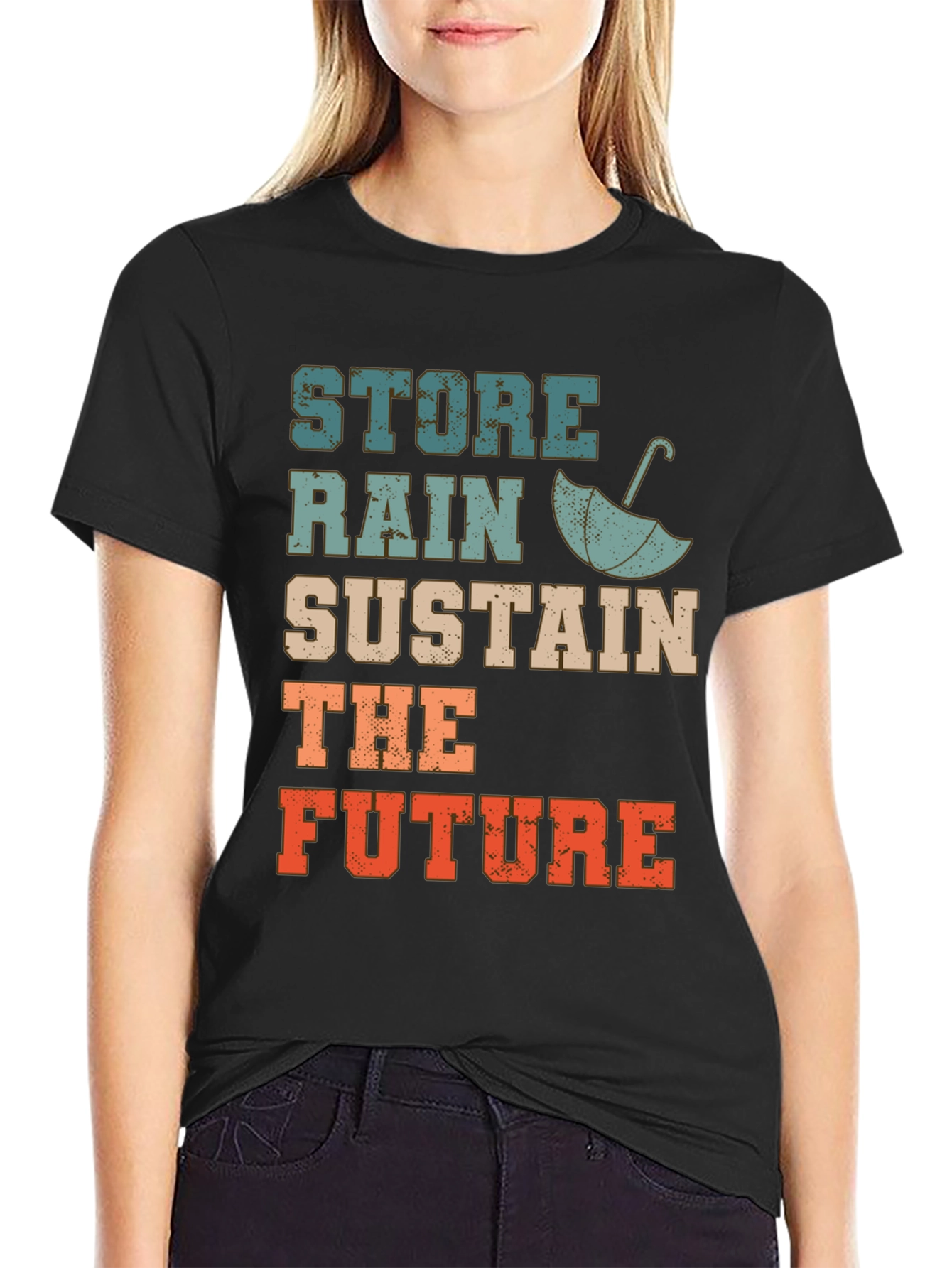 Store Rain Sustain The Future Graphic Tee