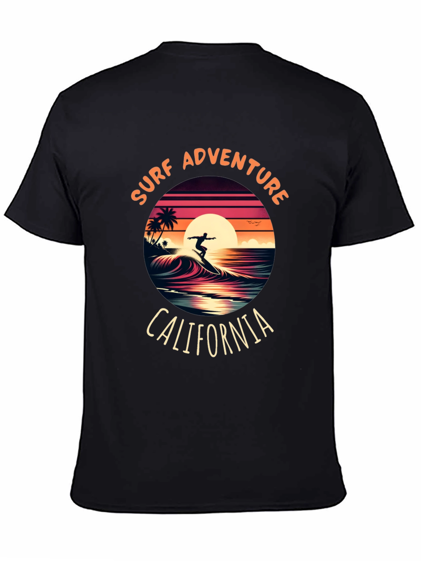 Surf Adventure California Graphic Tee