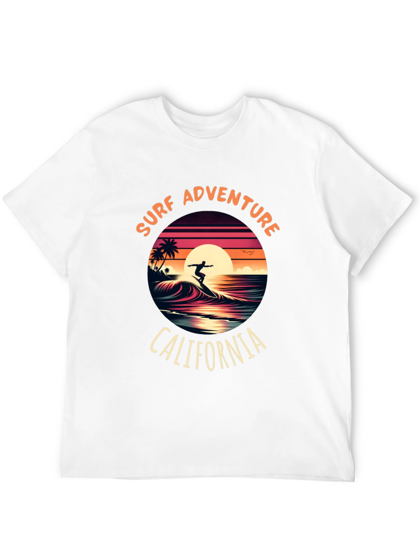 Surf Adventure California Graphic Tee