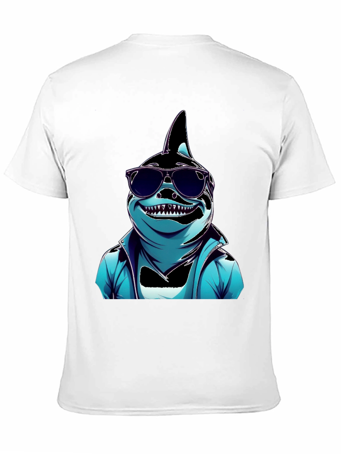 Cool Cartoon Shark Graphic Tee