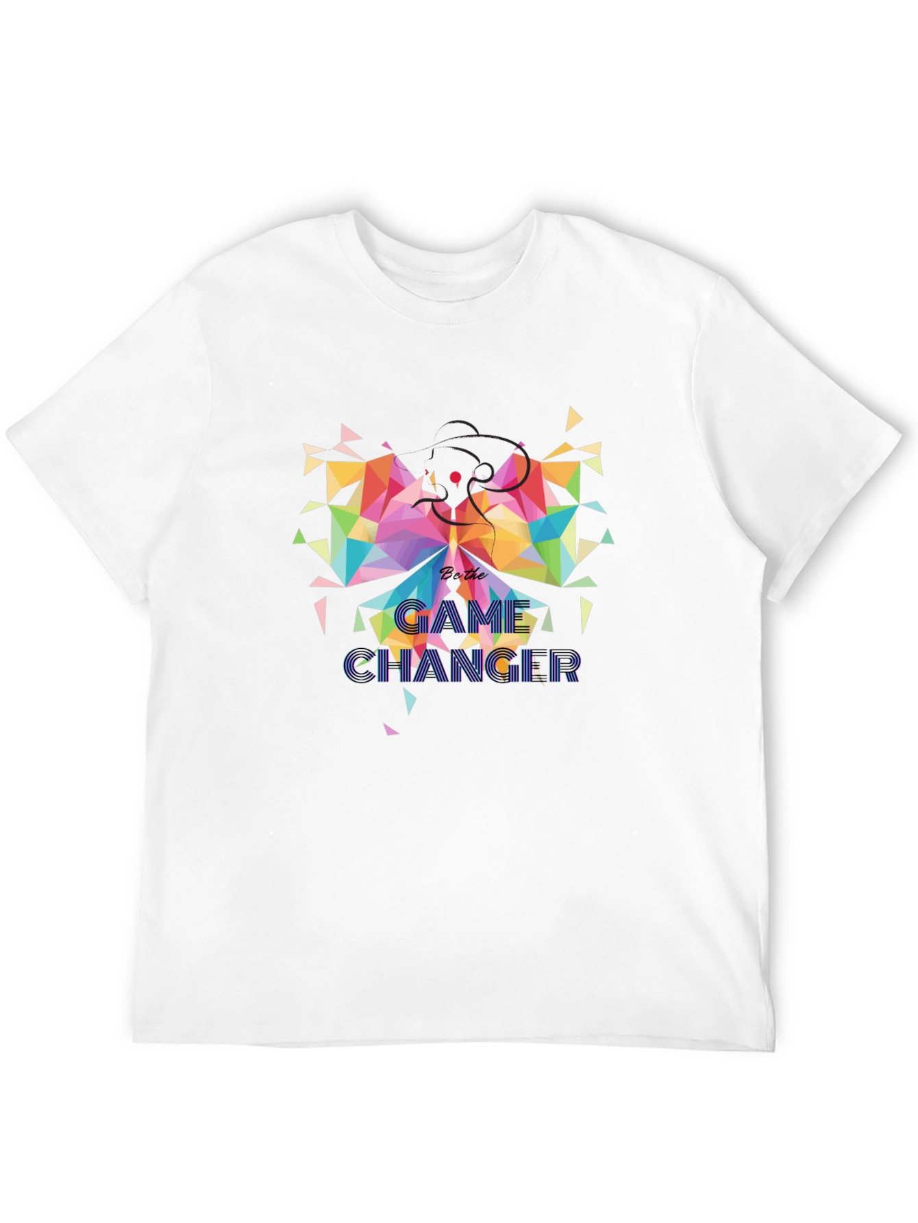 Geometric Butterfly Game Changer Graphic Tee