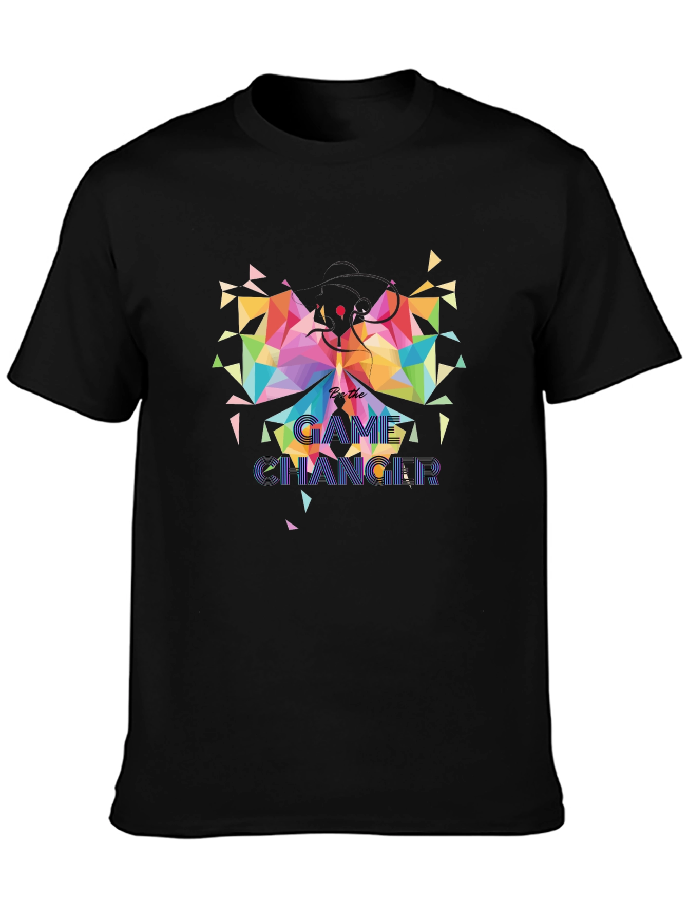 Geometric Butterfly Game Changer Graphic Tee