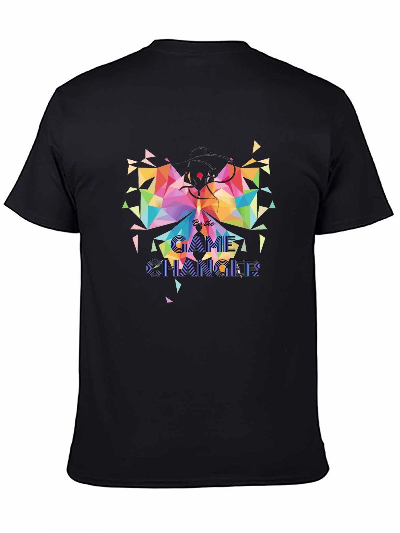 Geometric Butterfly Game Changer Graphic Tee
