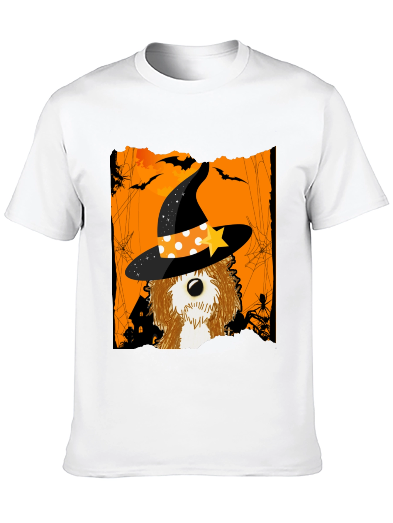 Halloween Dog Witch T-Shirt - Spooky Season Apparel