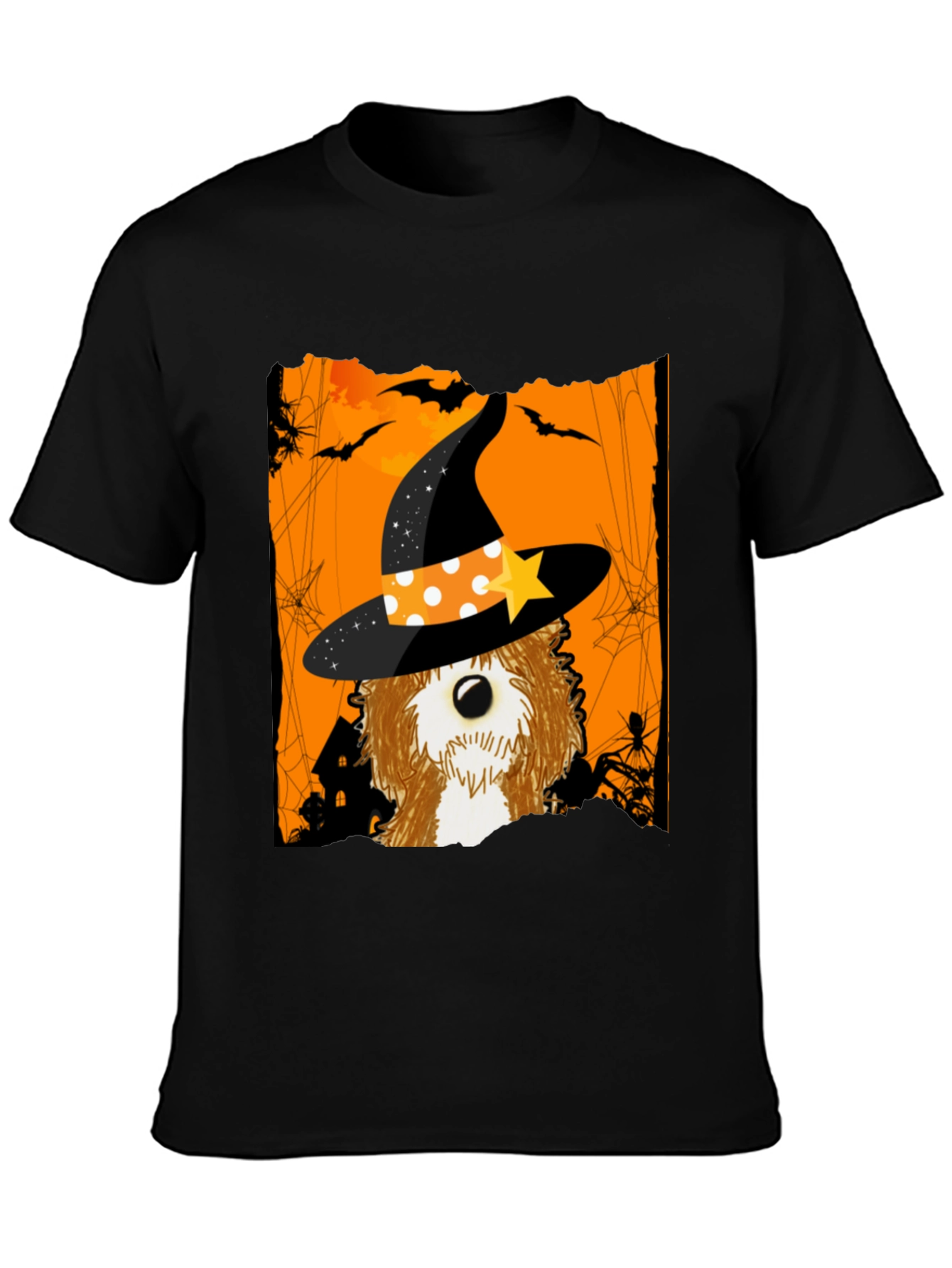 Halloween Dog Witch T-Shirt - Spooky Season Apparel