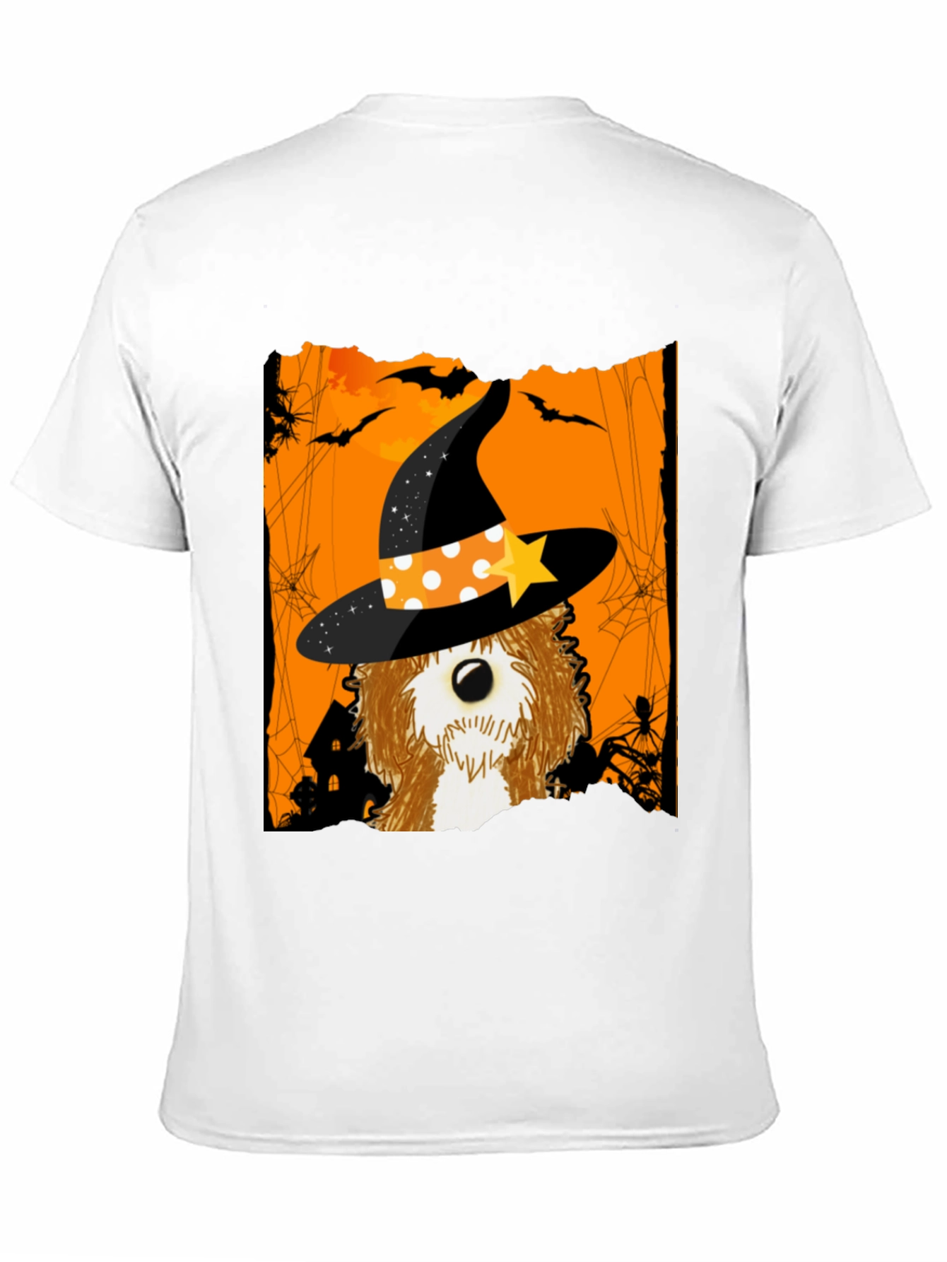 Halloween Dog Witch T-Shirt - Spooky Season Apparel