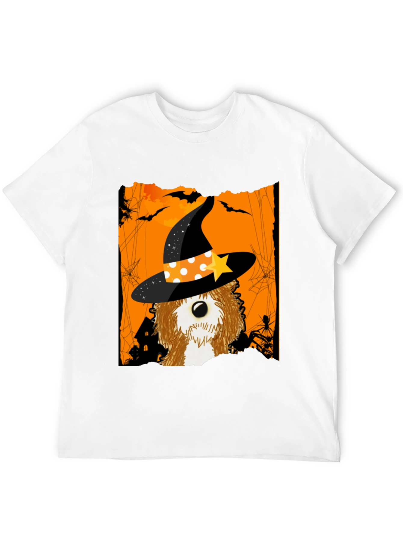Halloween Dog Witch T-Shirt - Spooky Season Apparel