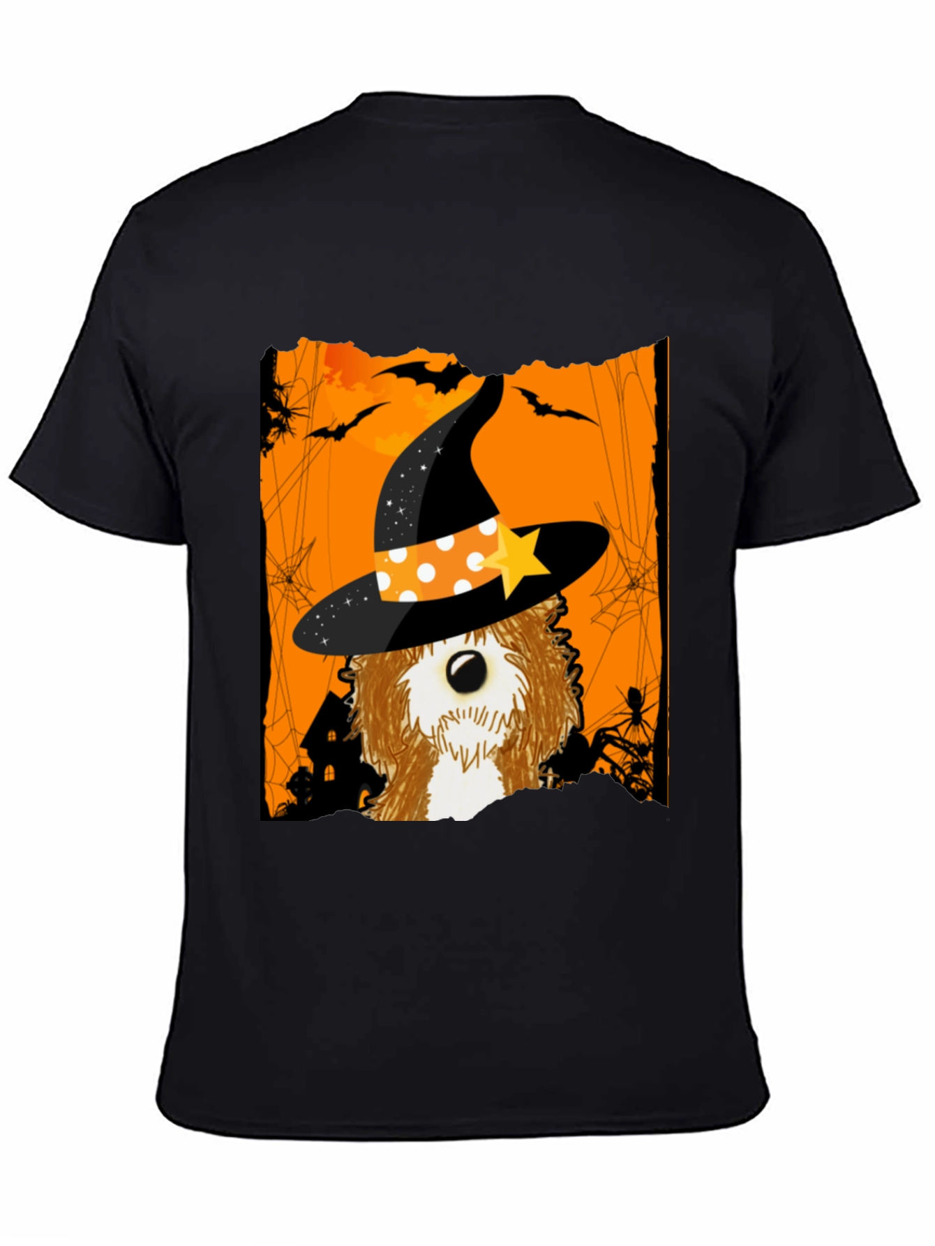 Halloween Dog Witch T-Shirt - Spooky Season Apparel