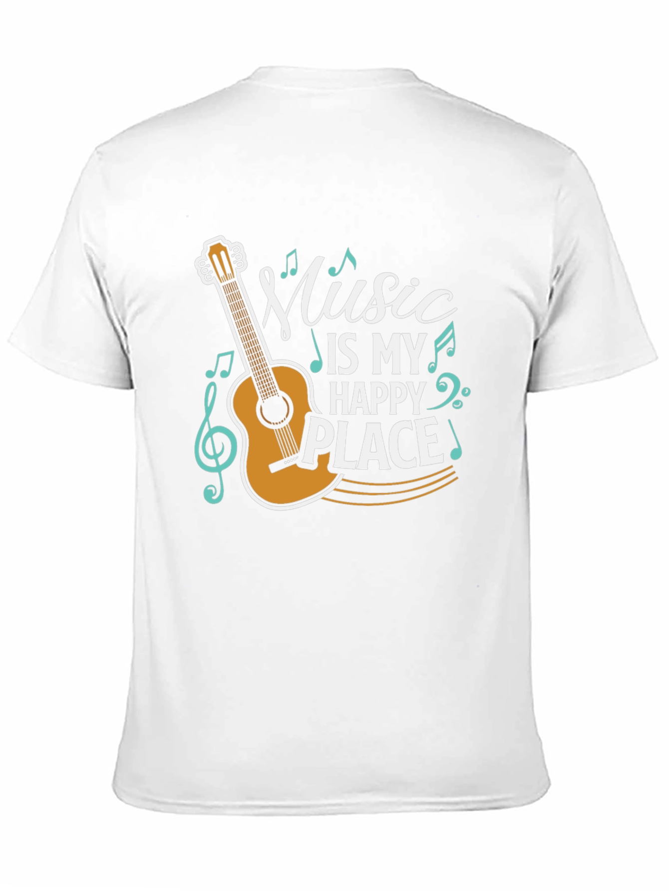 Music Is My Happy Place Graphic Tee